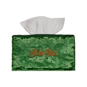 Say Touche Velvet Tissue Case Green