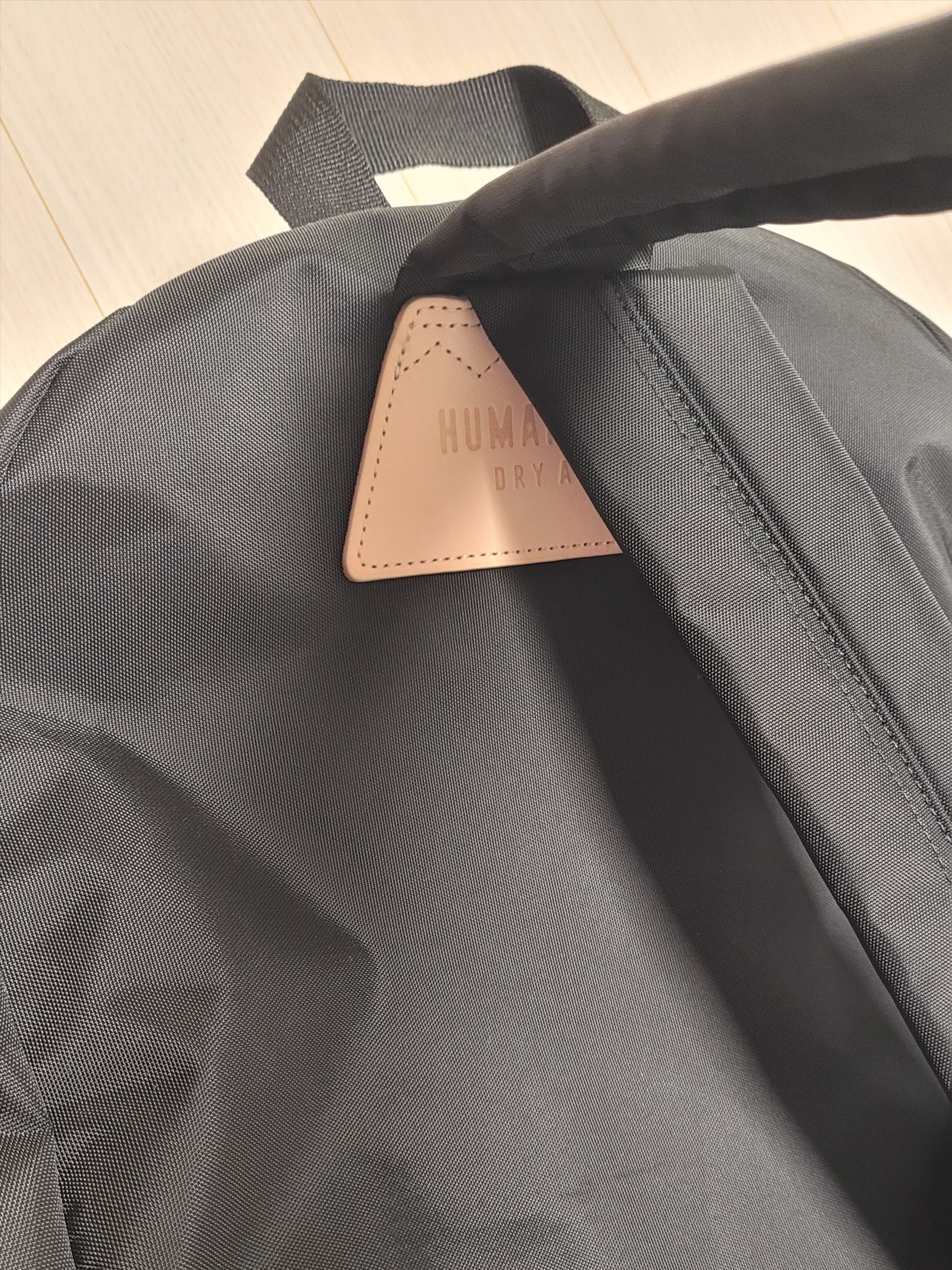 Human Made Backpack Black, (W) Danton Inner Crewneck Jacket Black 착용 스타일 - 6
