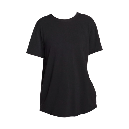 (W) Nike One Relaxed Dri-Fit Short Sleeve Top Black - Asia