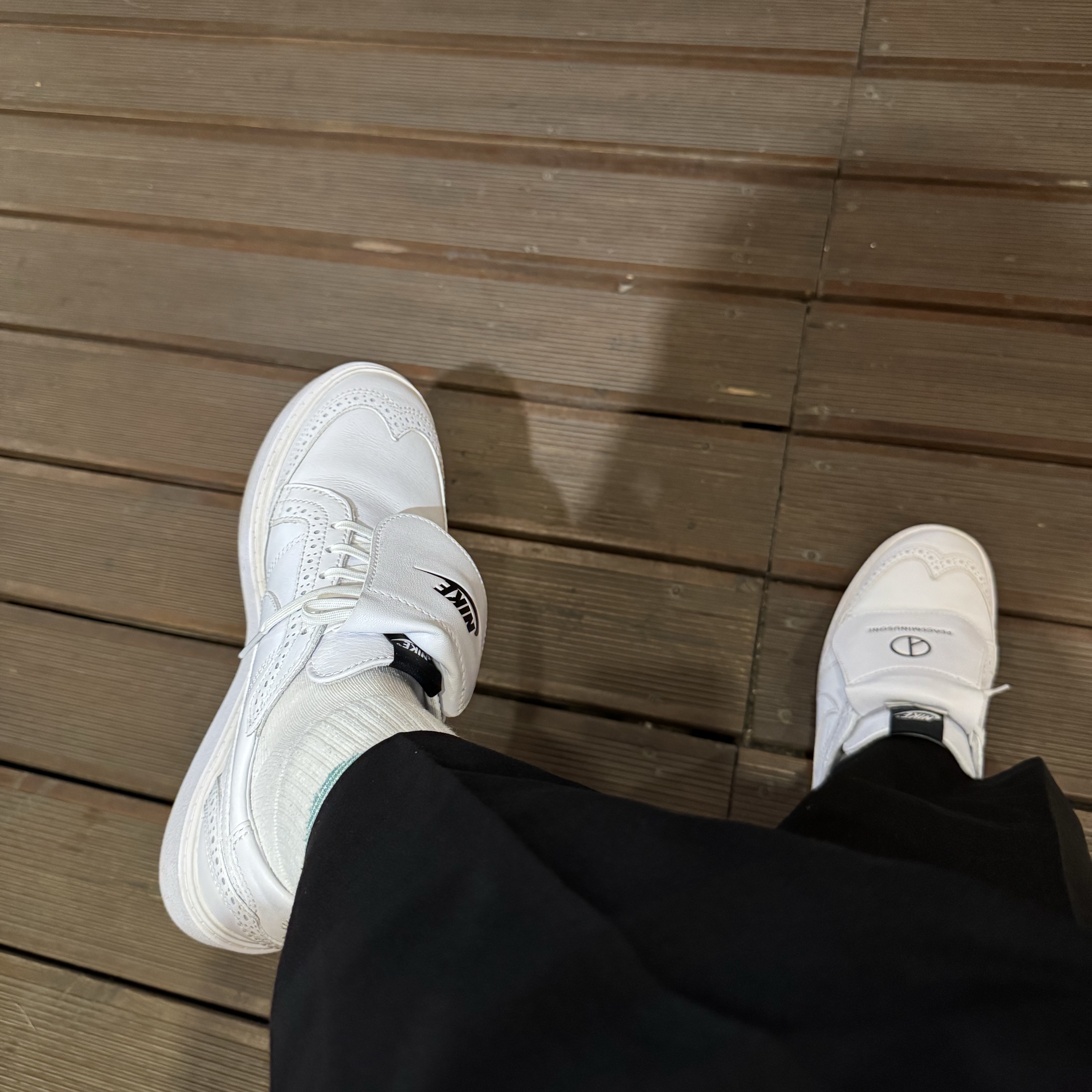Nike x Peaceminusone Kwondo1 White 착용 스타일