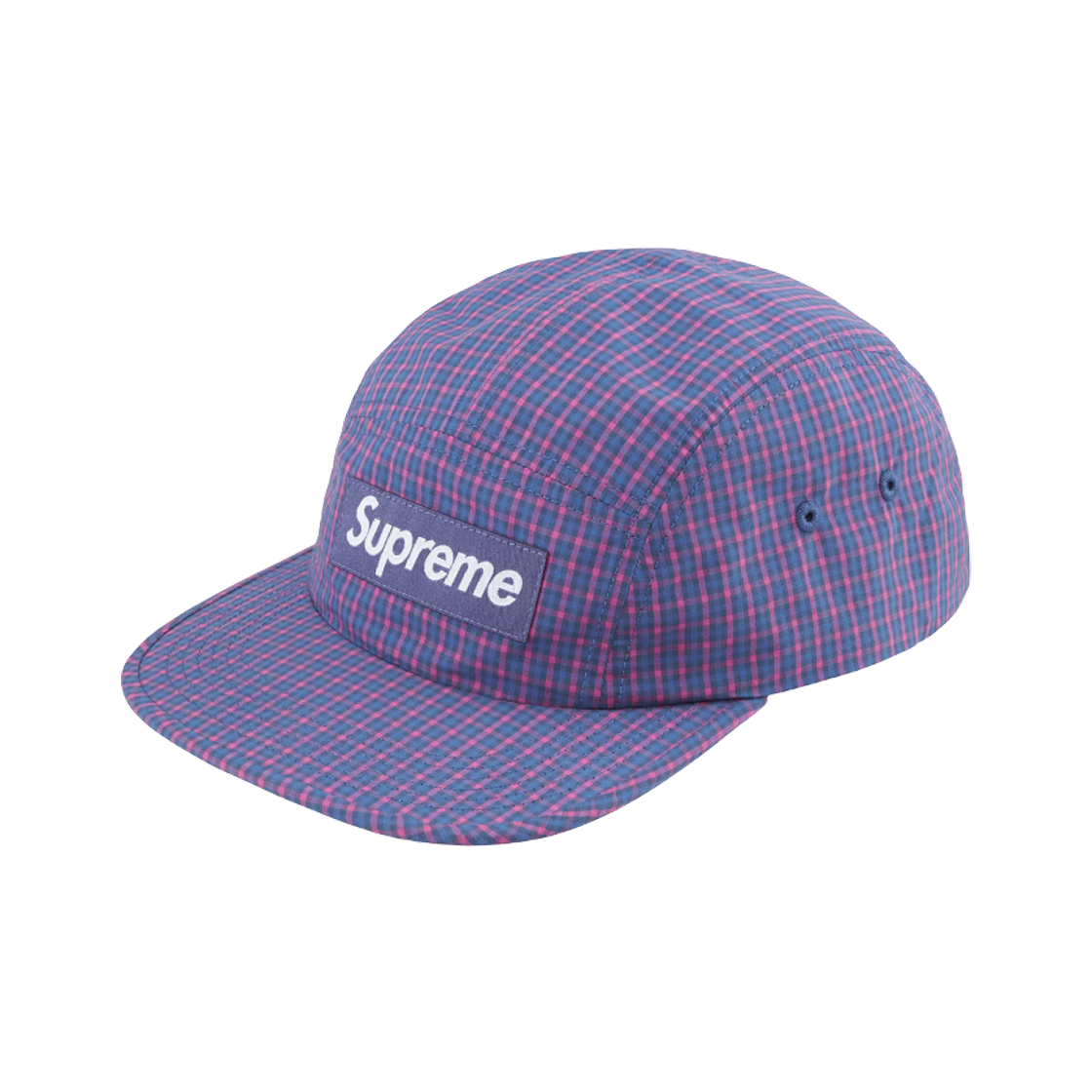 슈프림 코듀라 플레이드 캠프캡 블랙 - 25SS | Supreme | KREAM