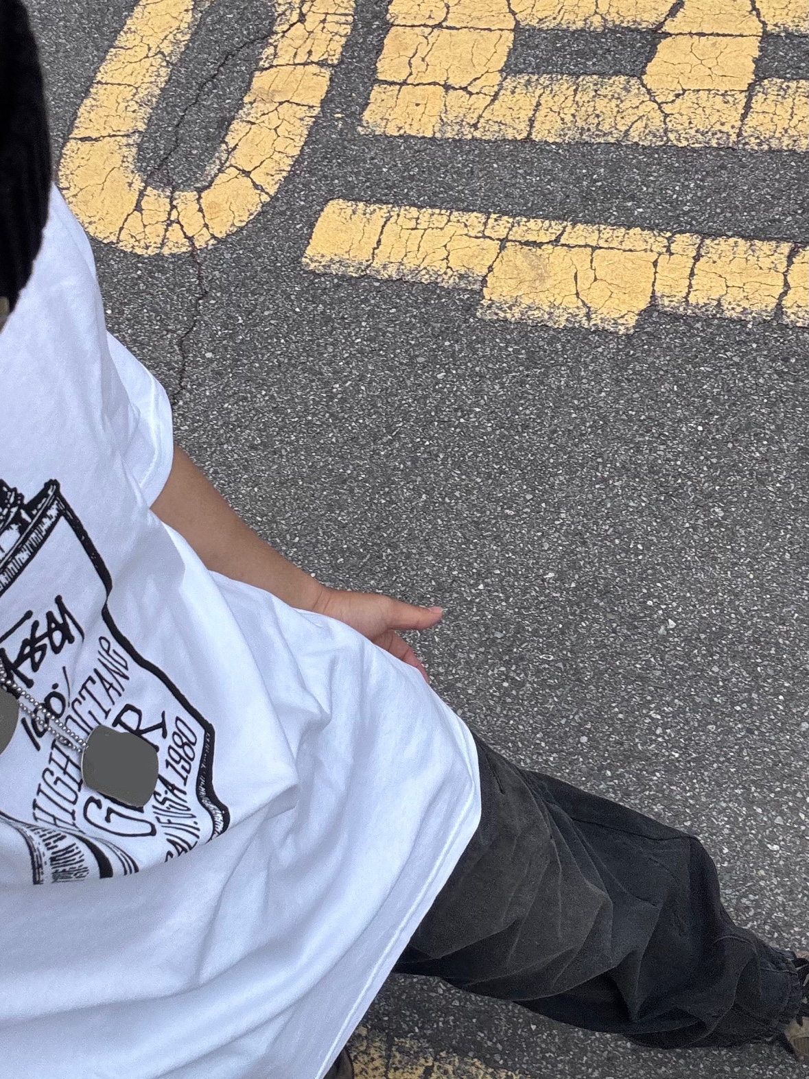Stussy High Octane T-Shirt White 착용 스타일