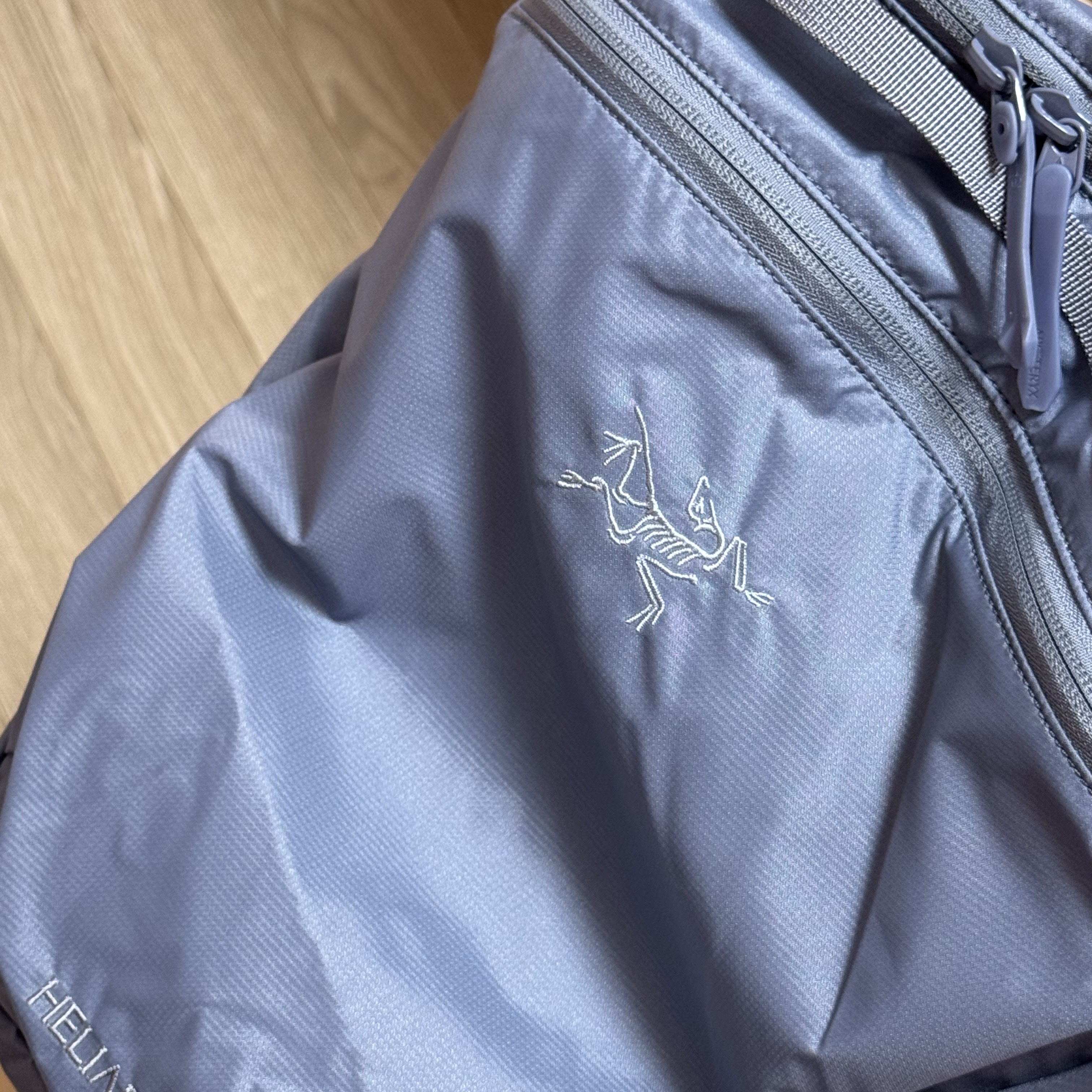 Arc'teryx Heliad 15 Backpack Stratus 착용 스타일