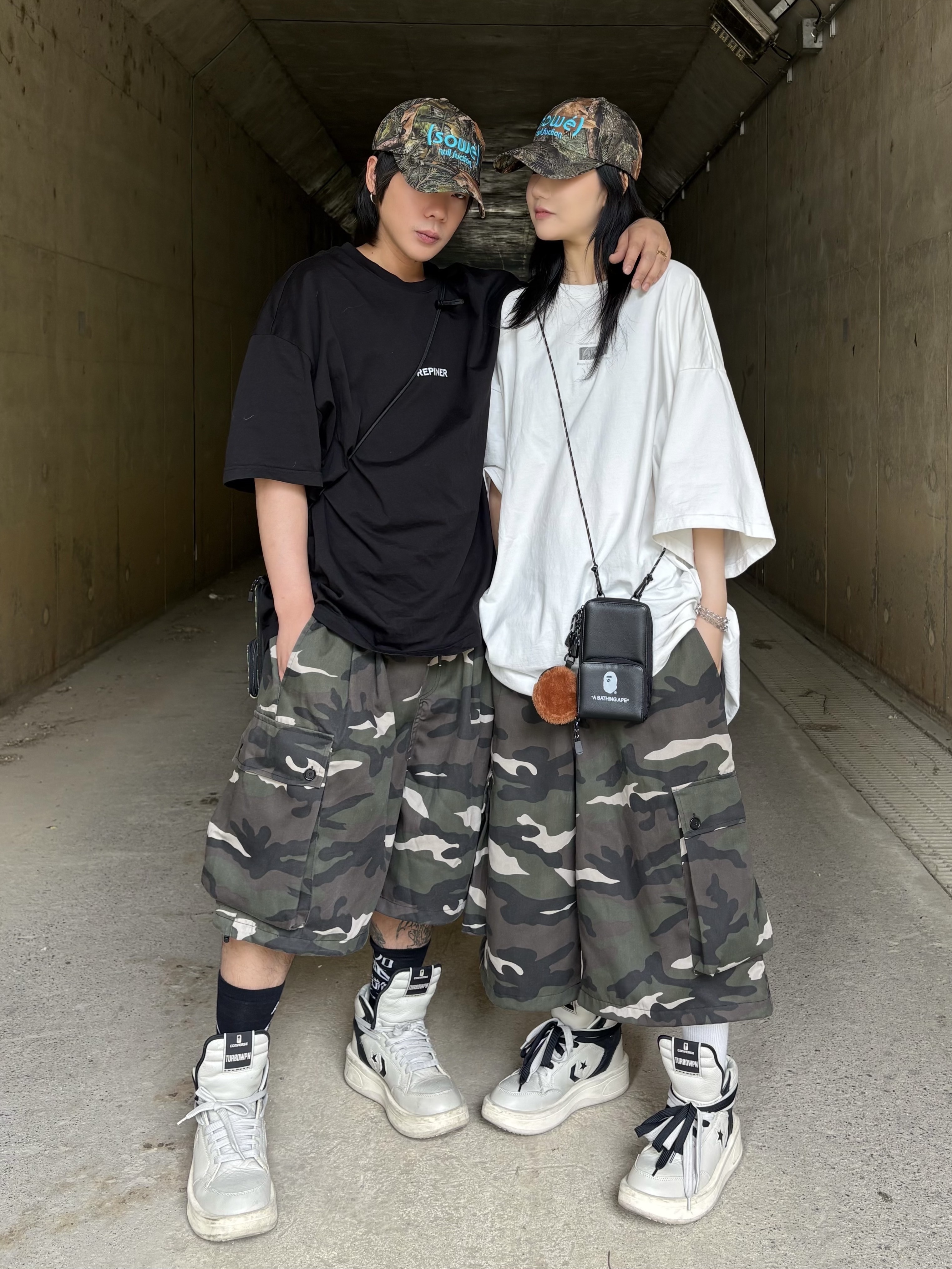 Converse x Drkshdw Turbowpn Pelican 착용 스타일 - 1
