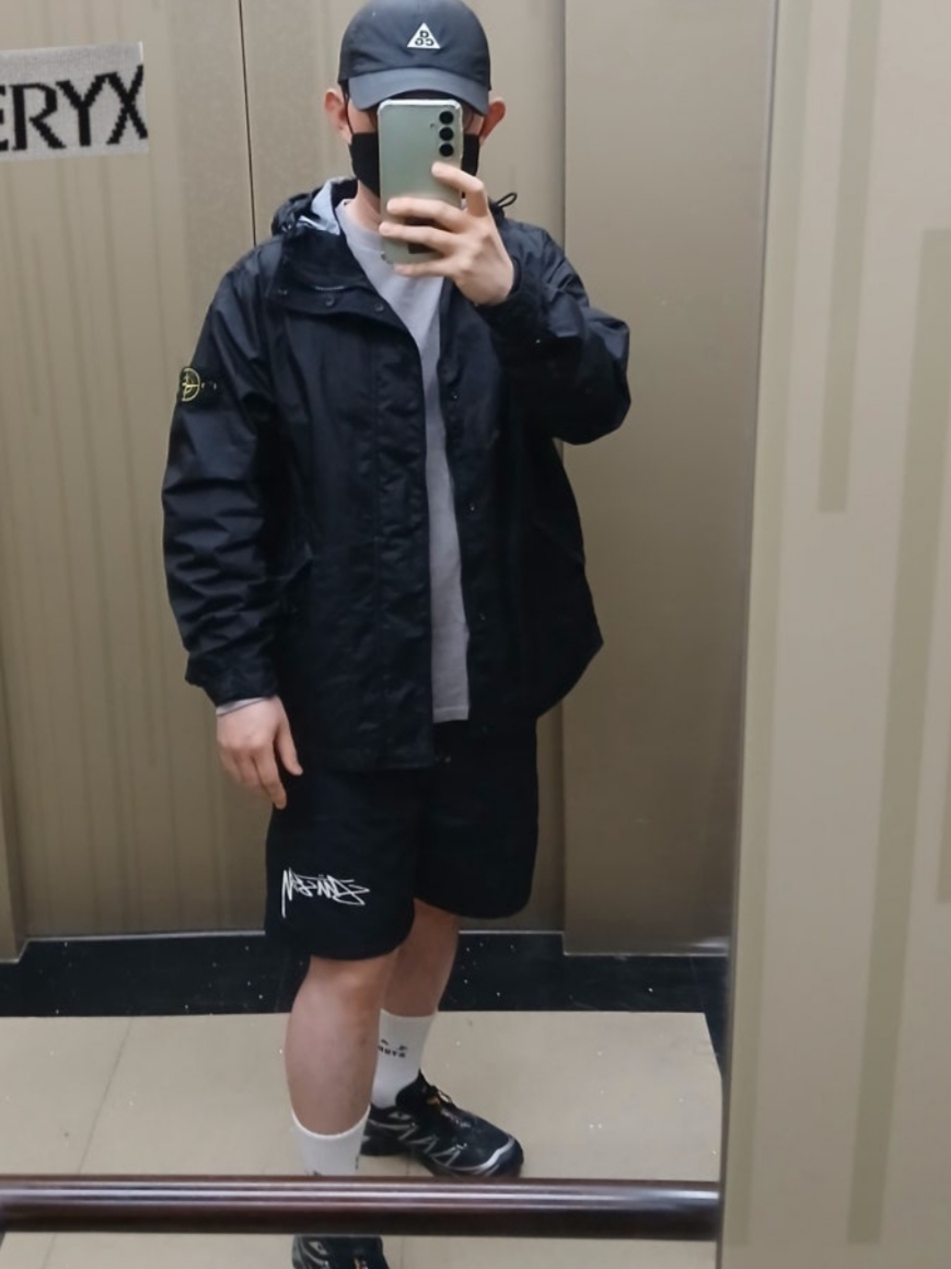 Nike ACG Trail Cap Black, Stussy Basic Stussy Pigment Dyed LS T-Shirt Grey 2022 착용 스타일 - 4
