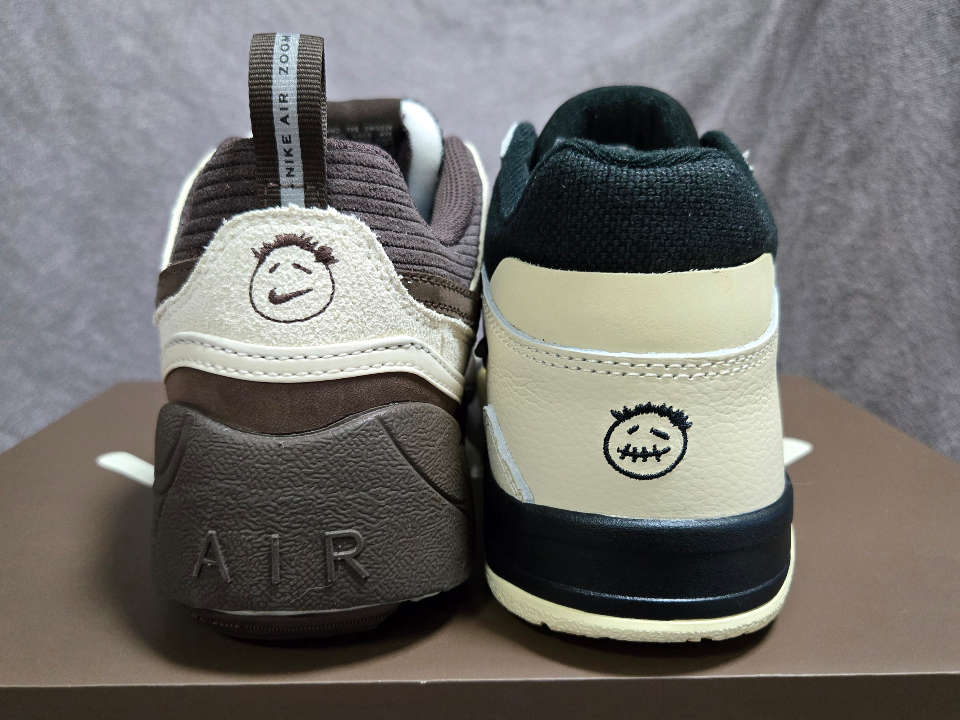 Jordan x Travis Scott Jumpman Jack TR Bright Cactus, Nike x Travis Scott Zoom Field Jaxx Pale Ivory and Leche Blue 착용 스타일 - 6