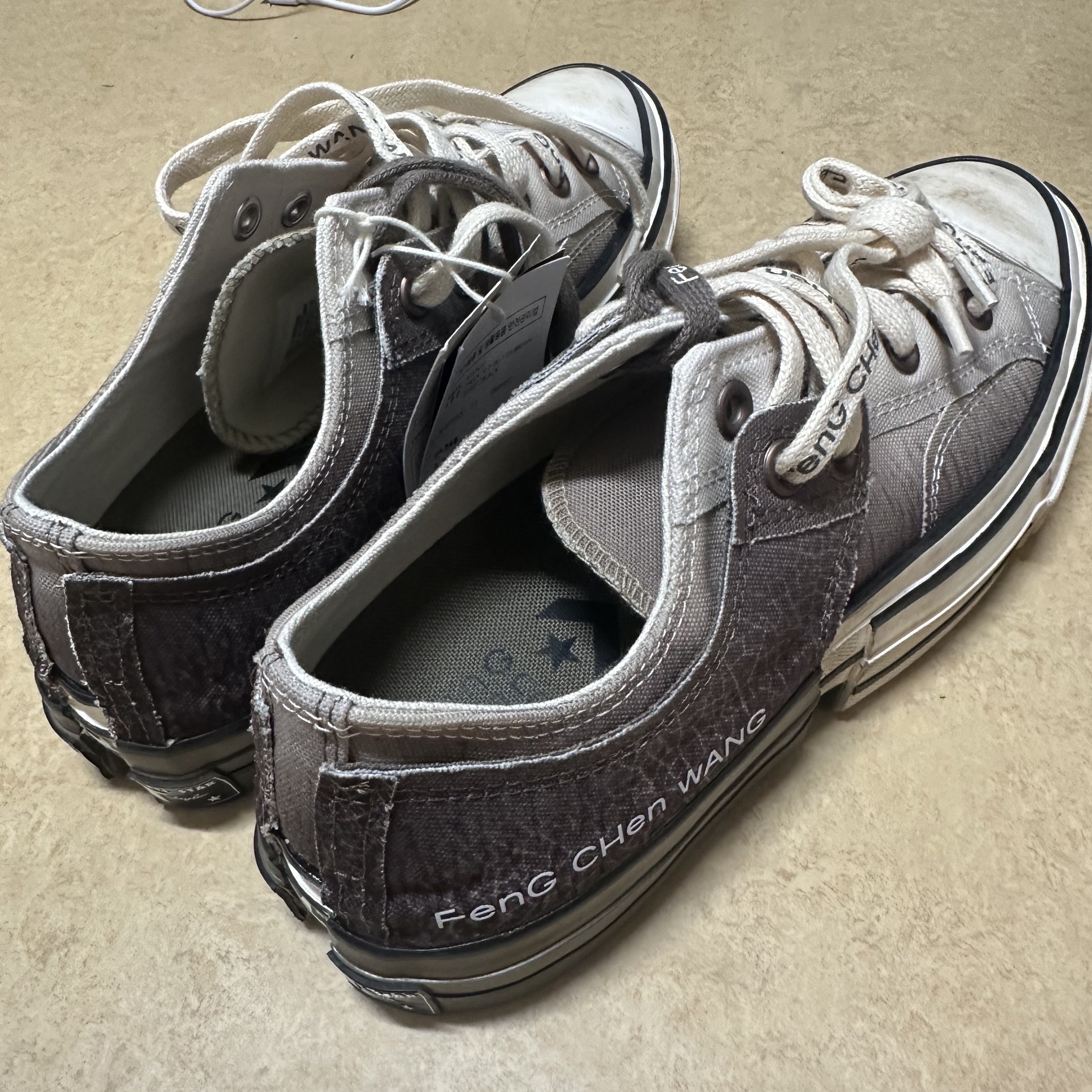 Converse x Feng Chen Wang Chuck 70 Ox 2-in-1 Brown 착용 스타일 - 3