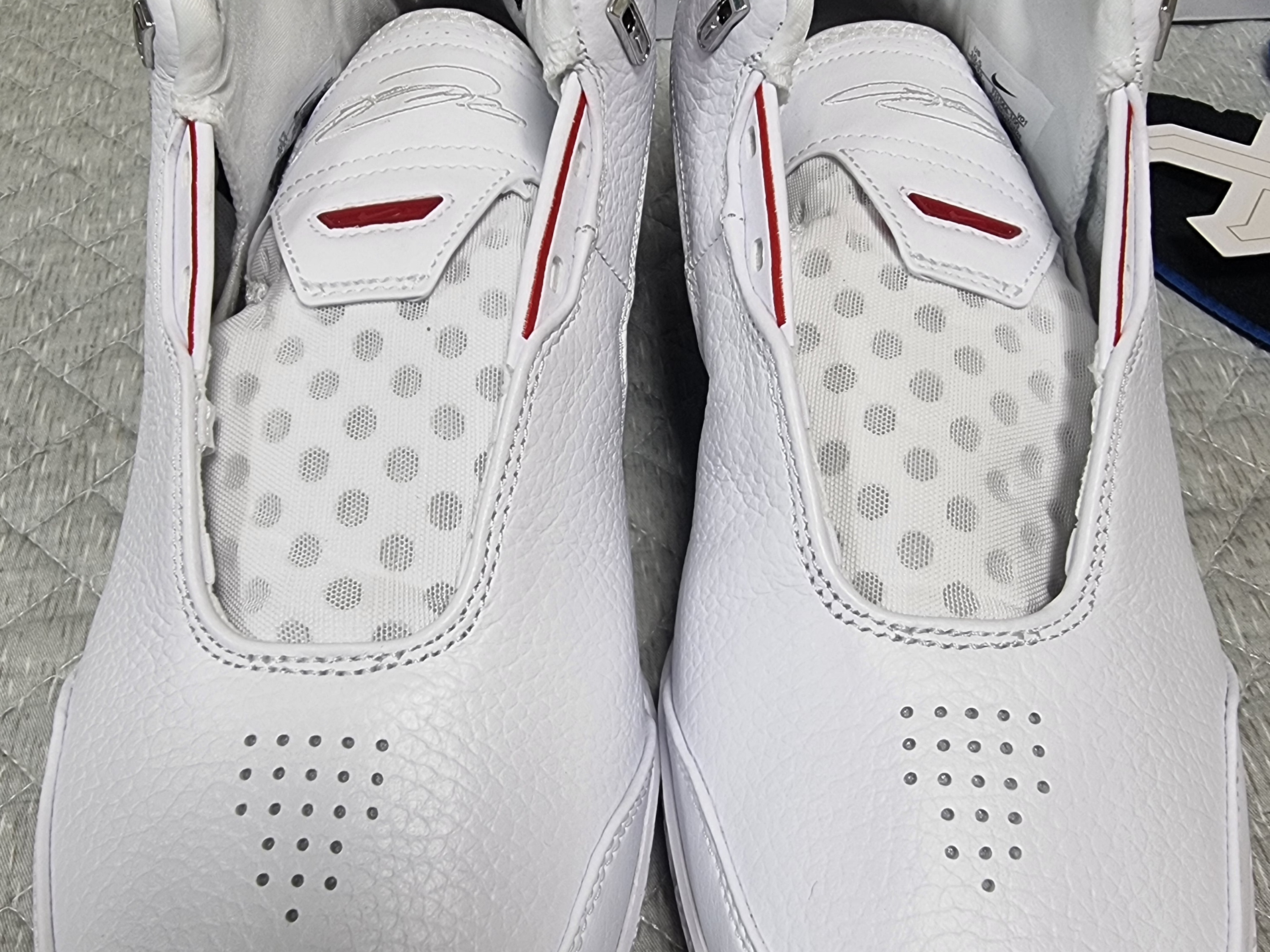 Nike Zoom LeBron NXXT Gen AMPD White University Red, Nike Air Zoom Generation White Black 2023 착용 스타일 - 4