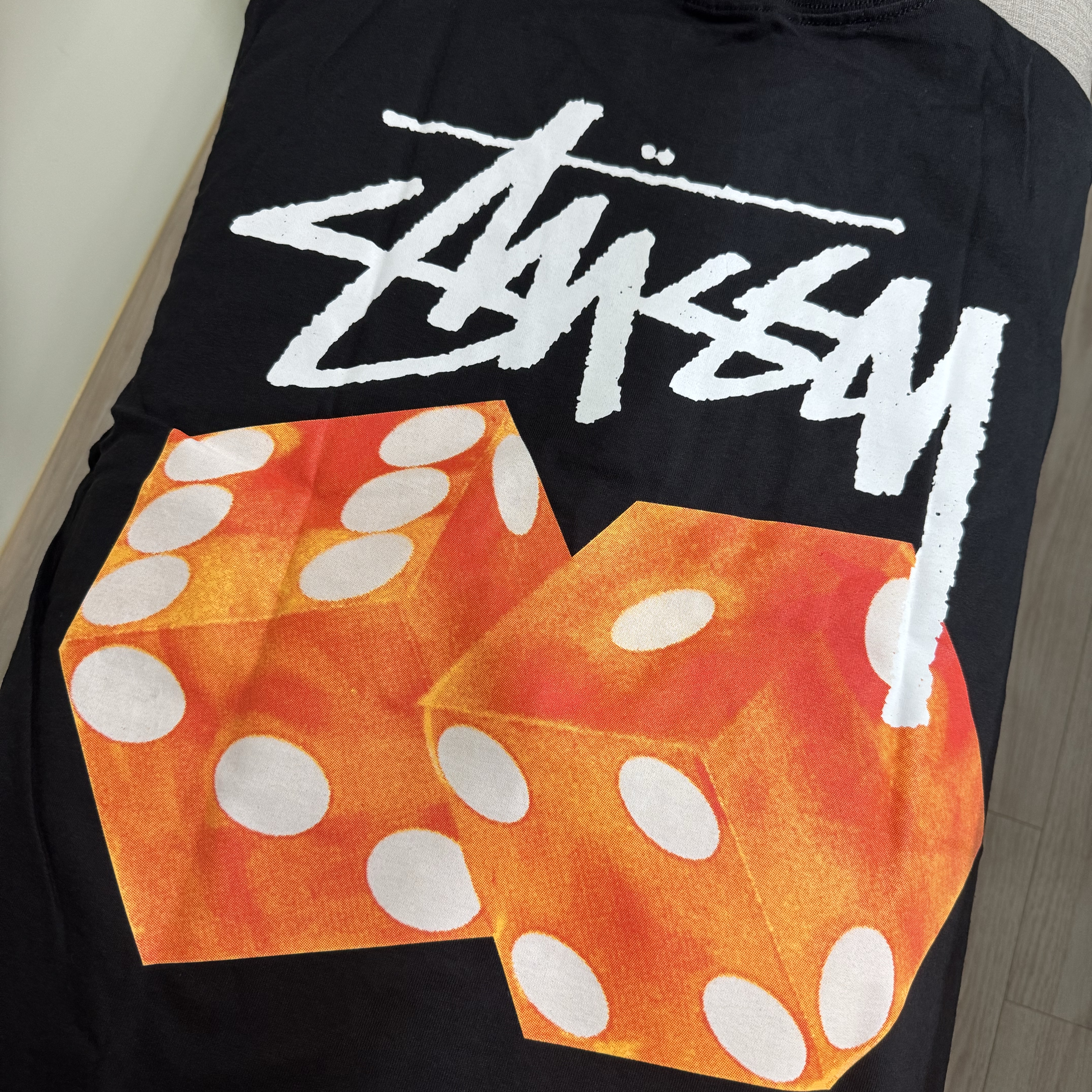 Stussy Diced Out T-Shirt Black 착용 스타일