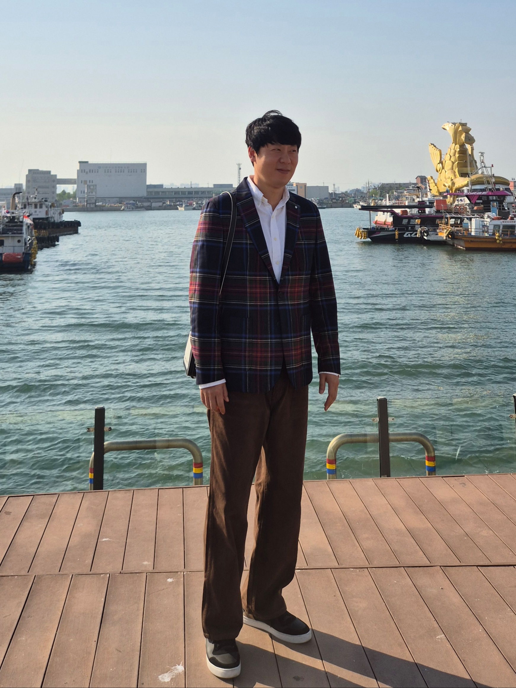 [20% 적립] Polo Ralph Lauren Custom Fit Oxford Shirt White, Burberry Leather Suede House Check Cotton Sneakers Black 착용 스타일 - 3