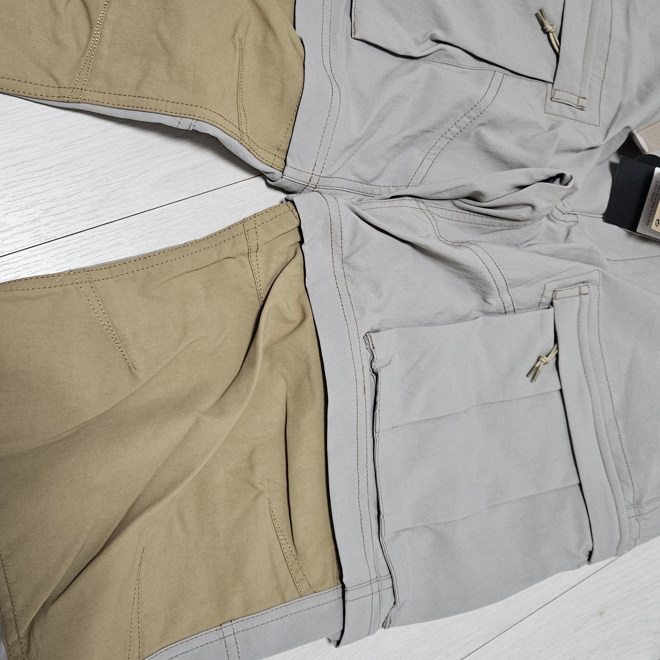 Nike ACG Smith Summit Cargo Pants College Grey Parachute Beige - Asia 착용 스타일