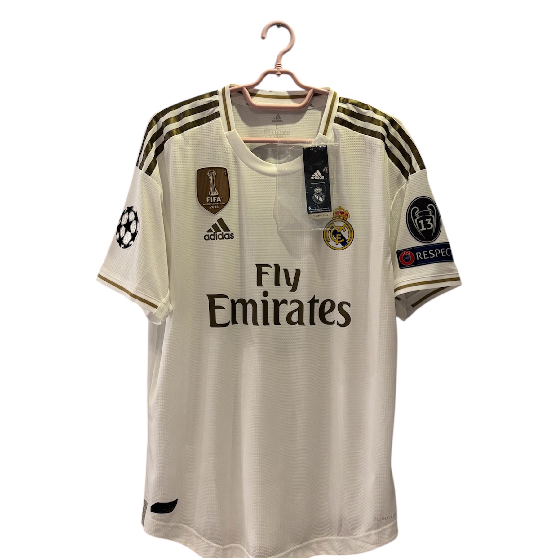 Adidas Real Madrid 2024/25 Home Jersey White - KR Sizing (Non Marking Ver.), Adidas Real Madrid 99/00 Home Jersey White - KR Sizing (Non Marking Ver.) 착용 스타일 - 2