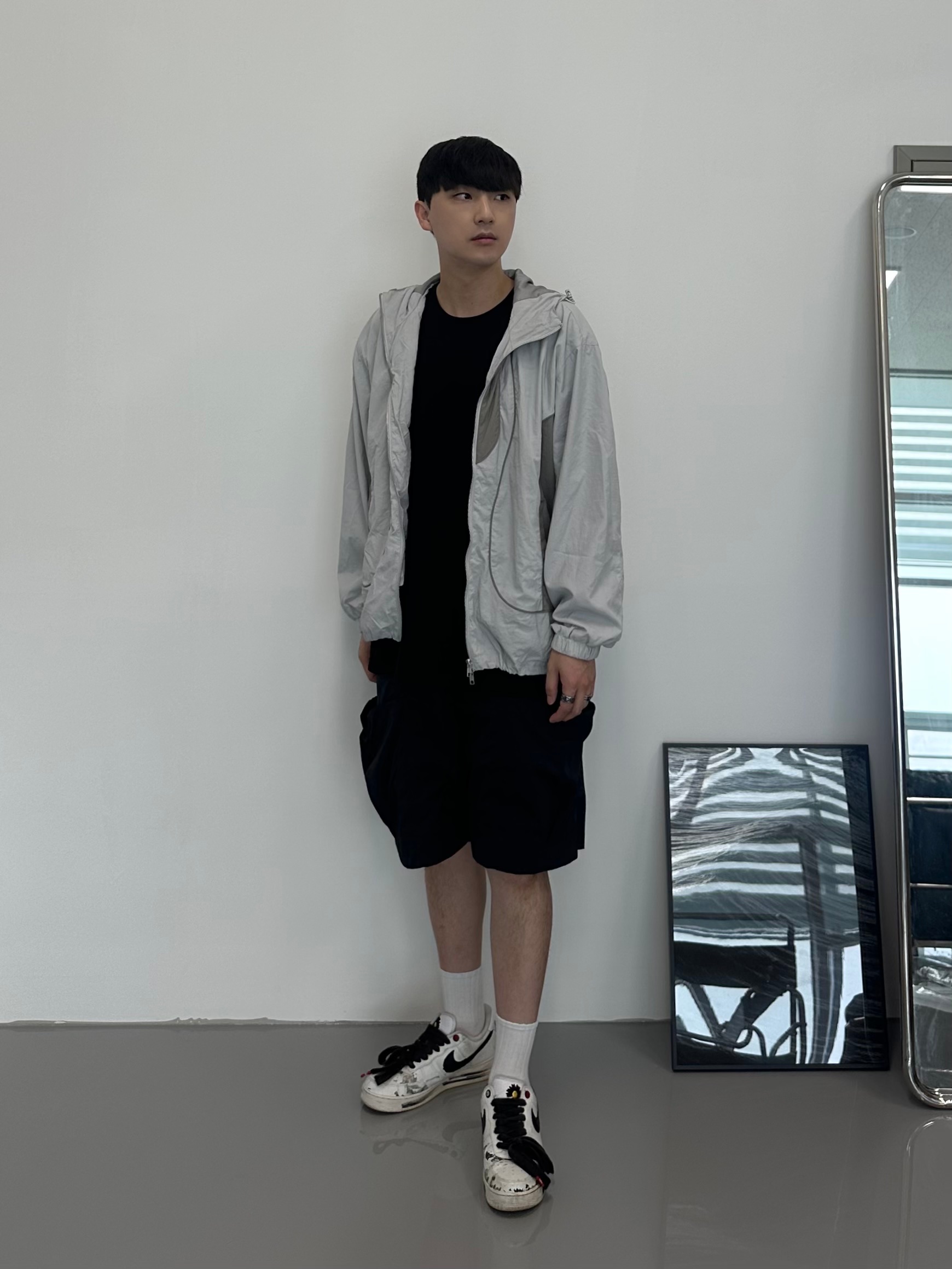 Nike x Peaceminusone Air Force 1 Low Para-Noise 2.0 착용 스타일 - 1