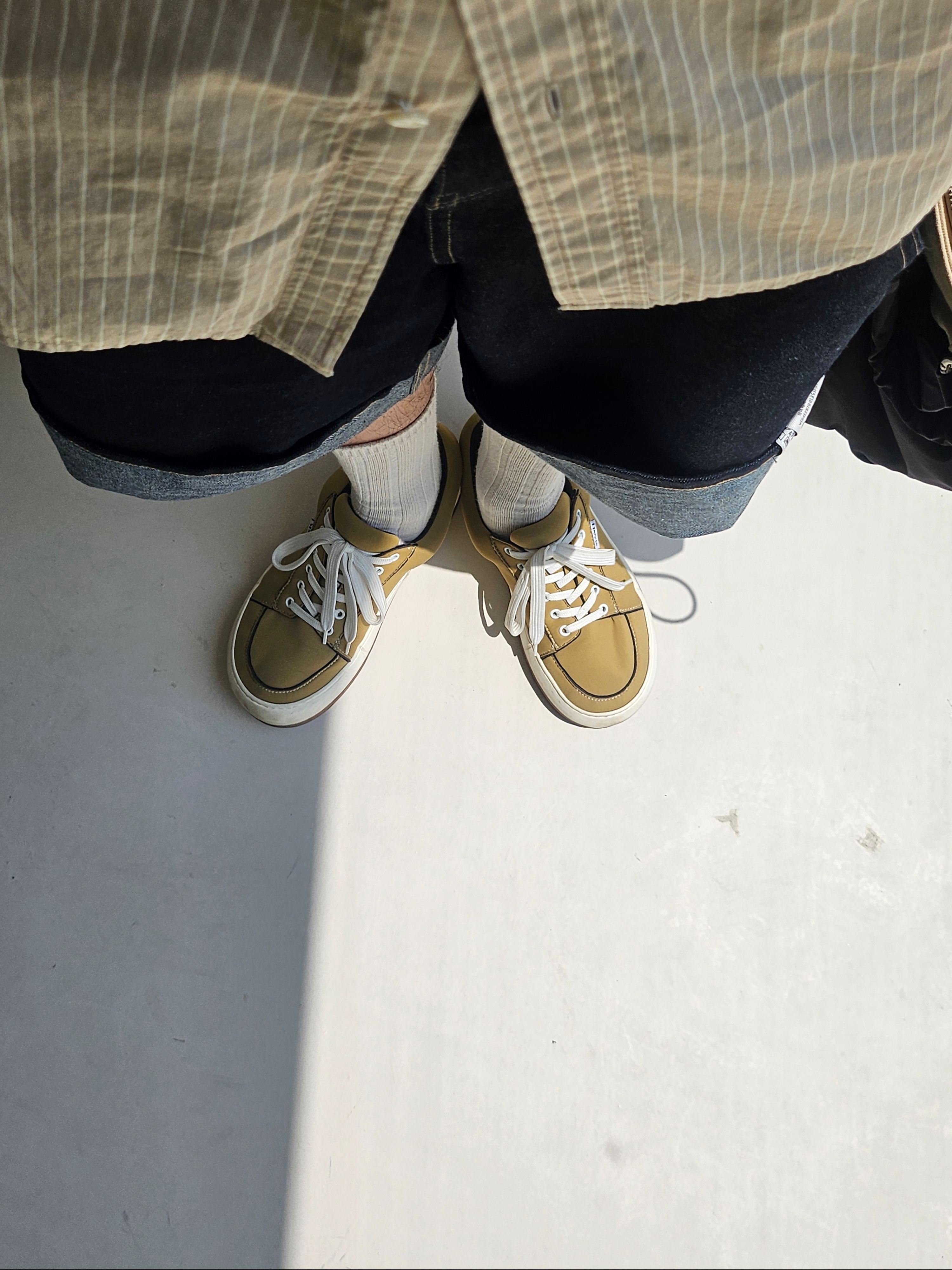 Ader Error Henrik Jeans Blue 착용 스타일 - 2