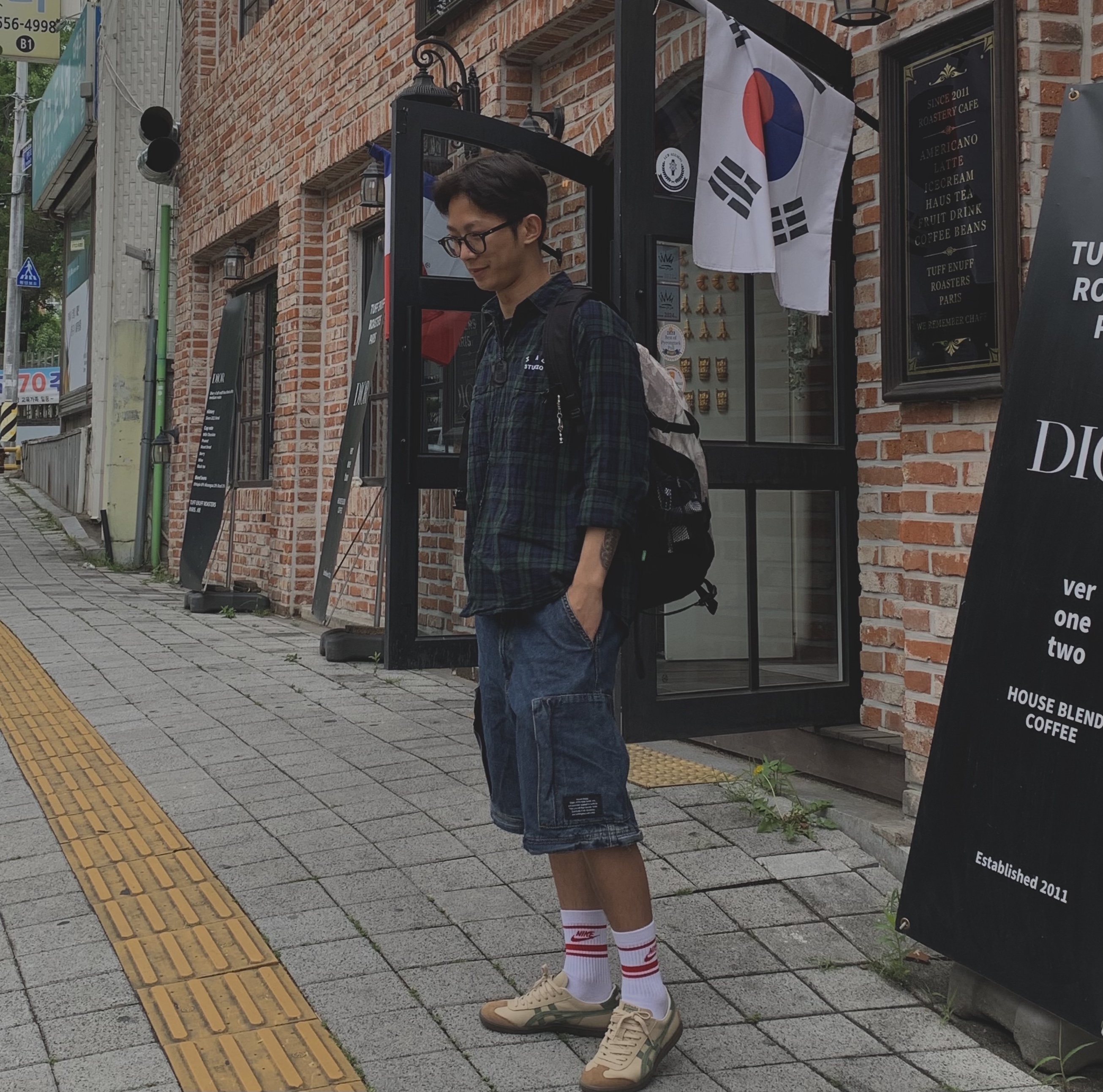 Diesel Dx0014 Gunmetal Stainless Steel Double Dog Tag Necklace Black, Human Made Animal Keyring Silver 착용 스타일
