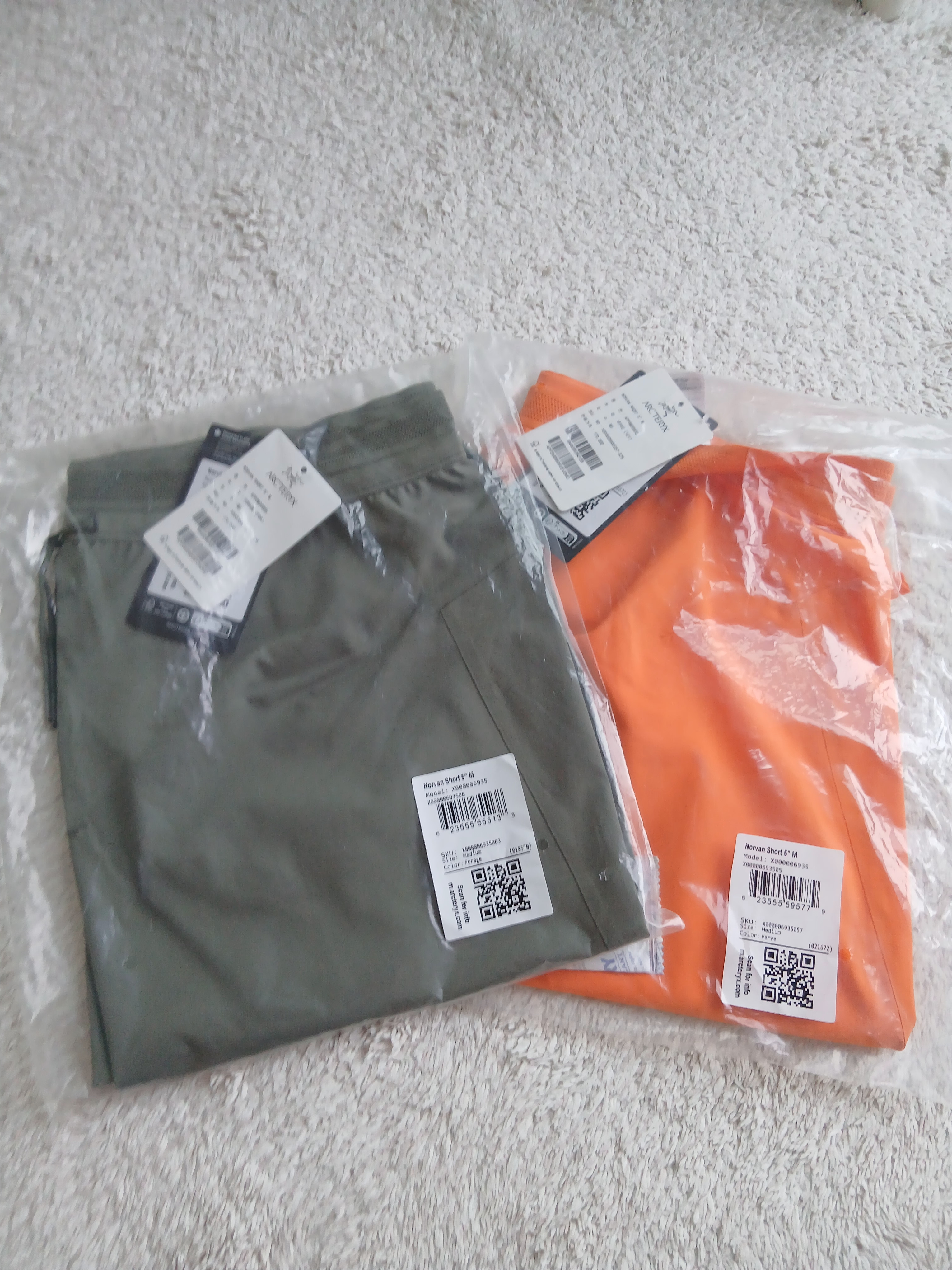 Arc'teryx Norvan Shorts 5 Inch Verve 착용 스타일 - 6