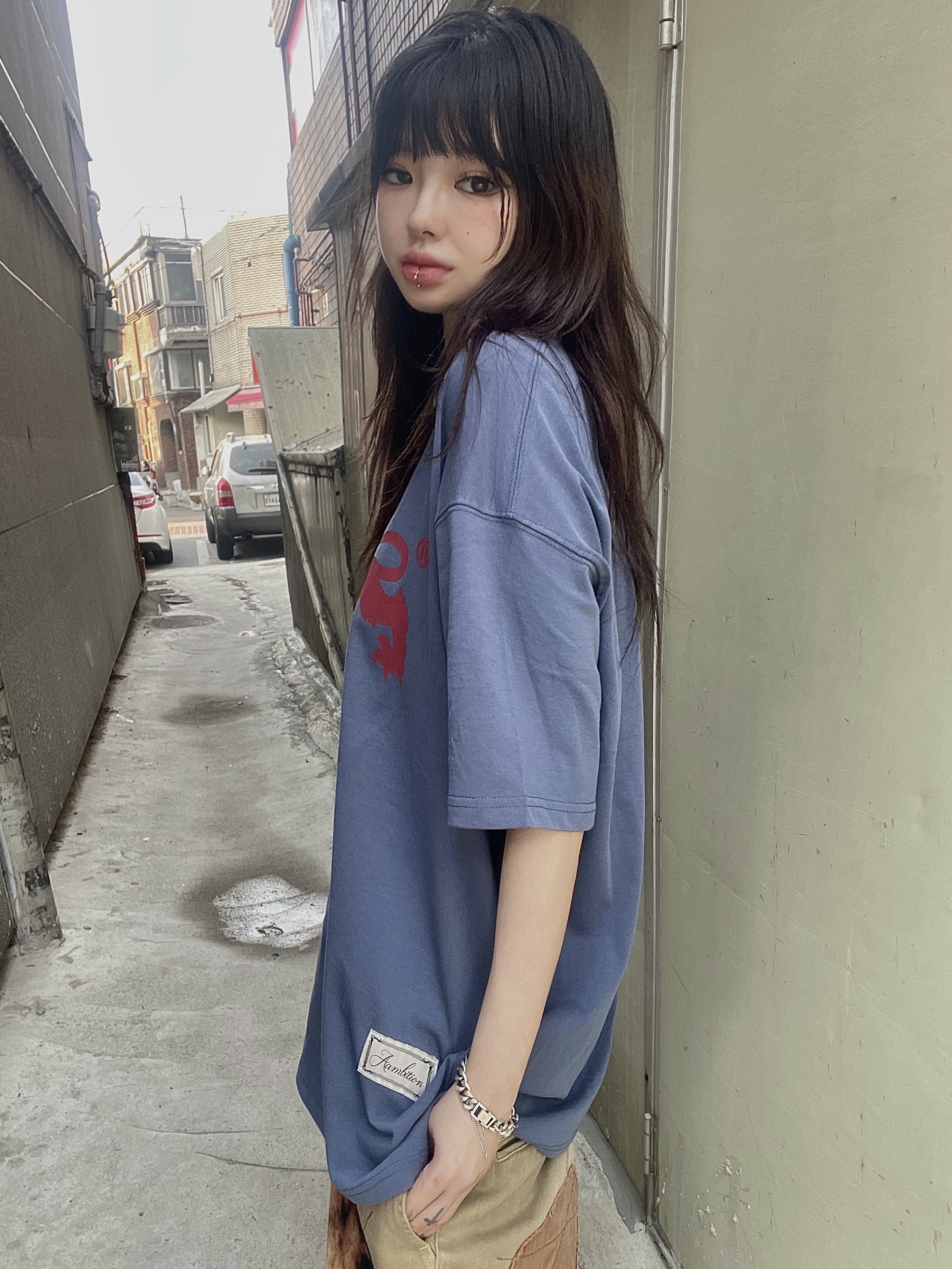 Kapital Katsuragi High Waist Neem Pants Beige 착용 스타일