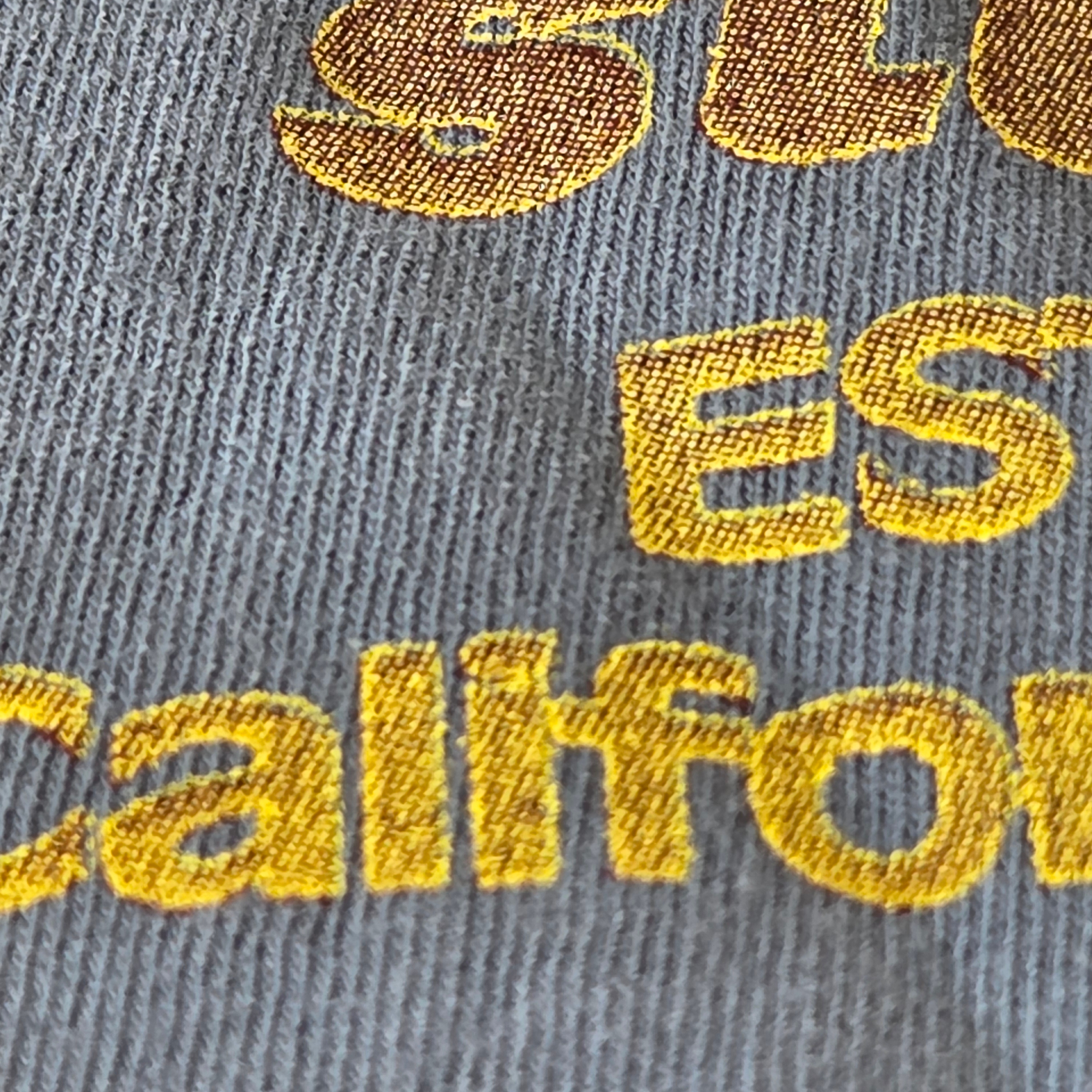 Stussy California Grown Pigment Dyed T-Shirt Navy 착용 스타일 - 4