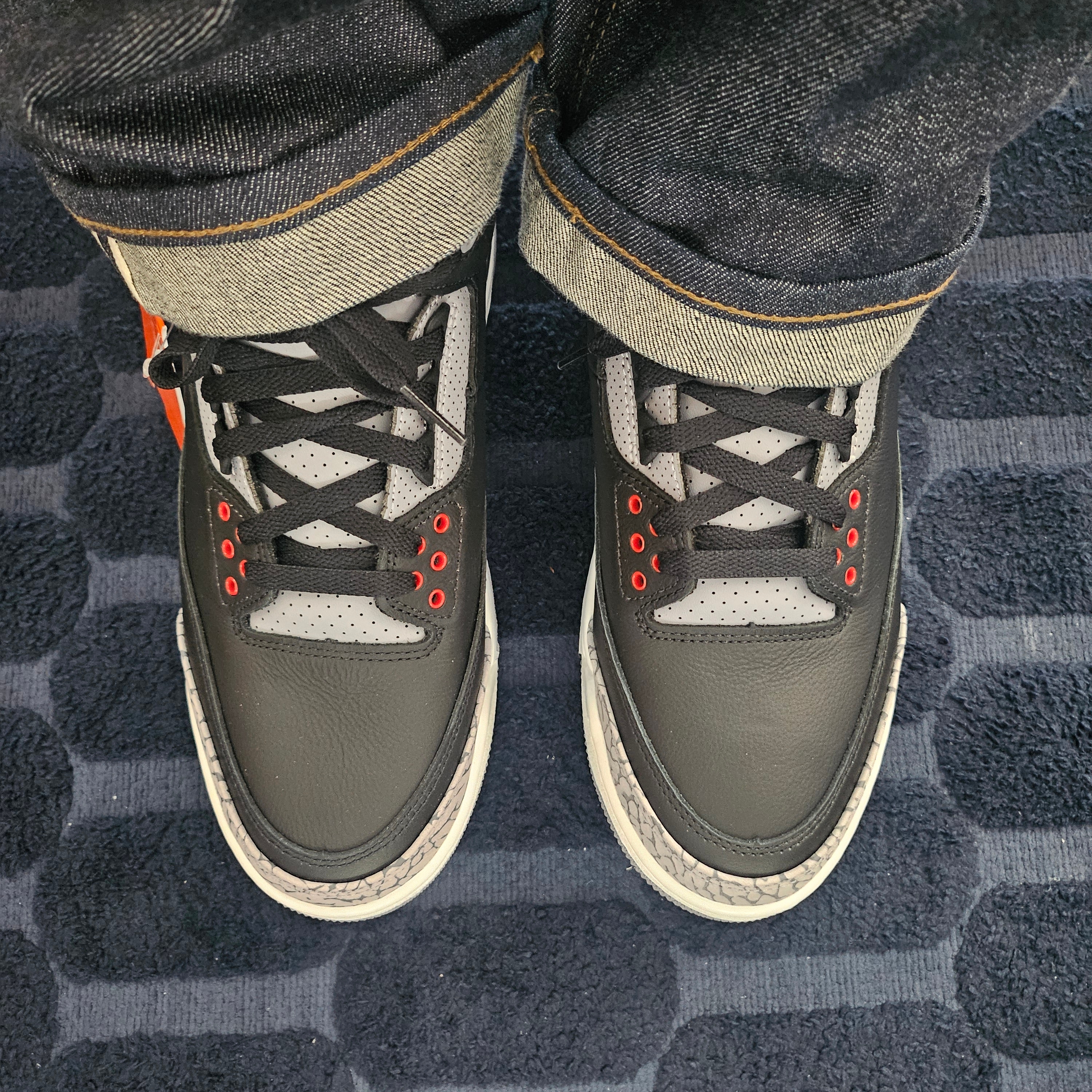 Jordan 3 Retro Black Cement 2024 착용 스타일 - 5