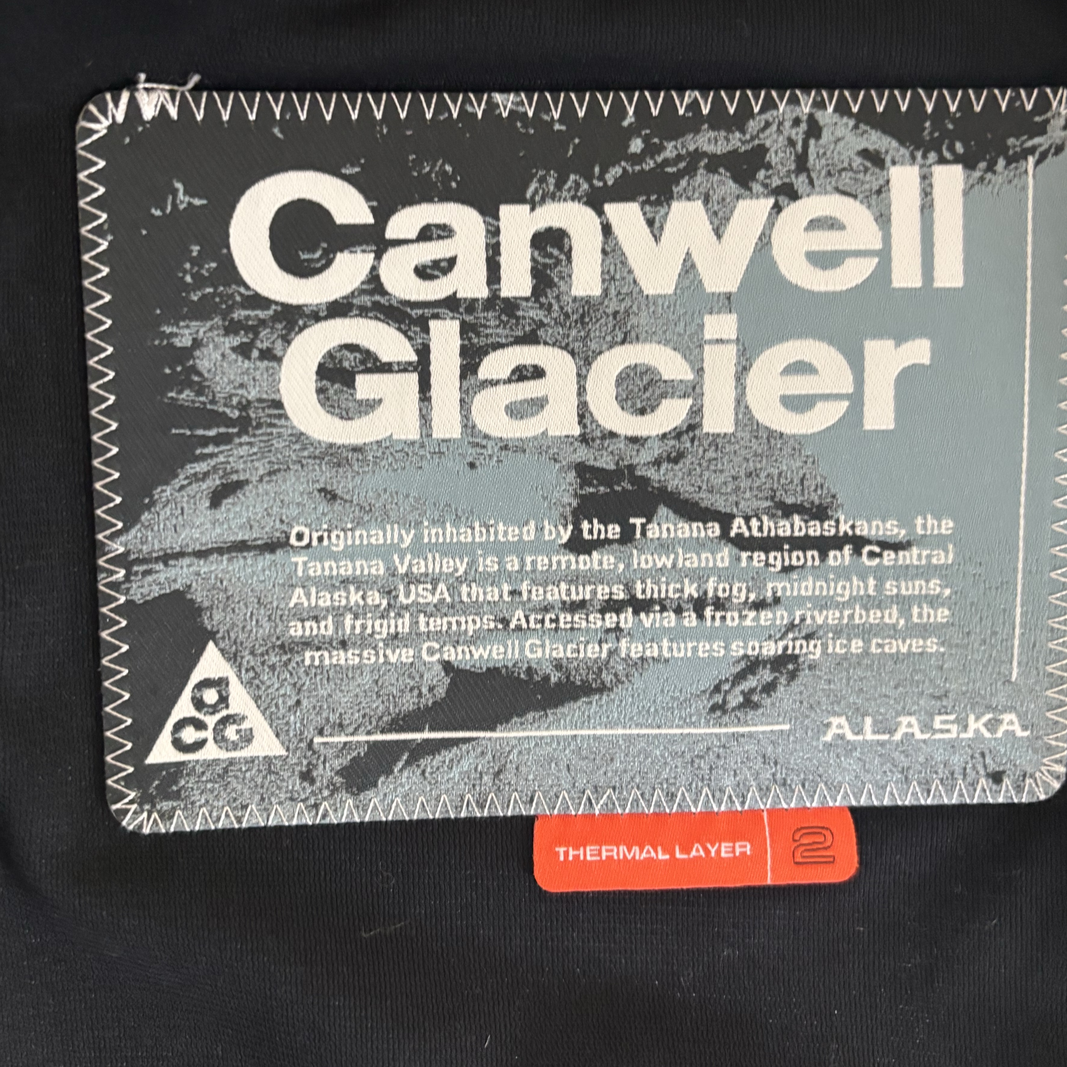 Nike ACG Canwell Glacier Therma-Fit ADV Windproof Jacket Khaki Summit White - US/EU 착용 스타일 - 2