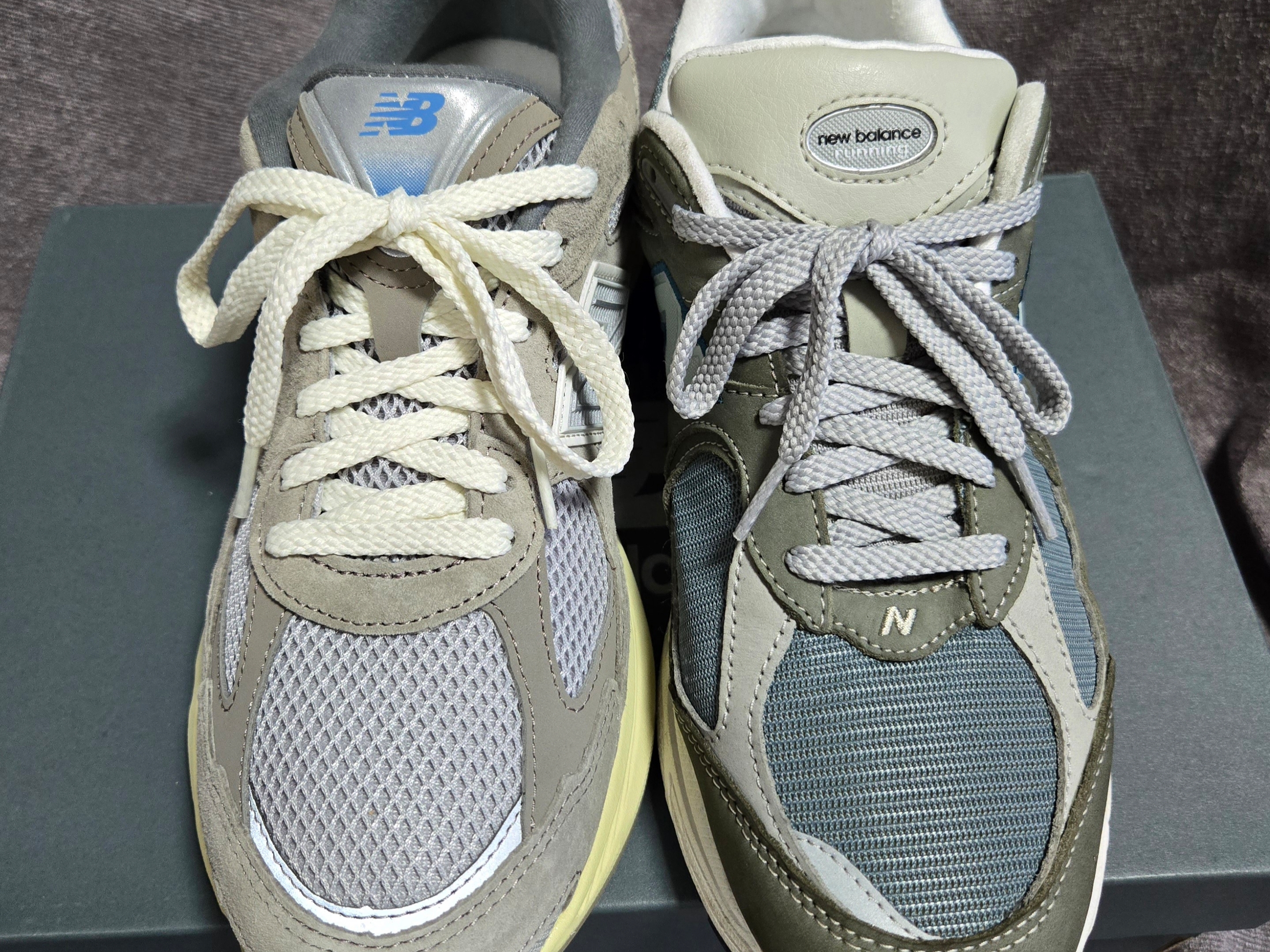 New Balance 2010 Abzorb Arid Stone, New Balance 2002R Cool Grey 착용 스타일 - 4