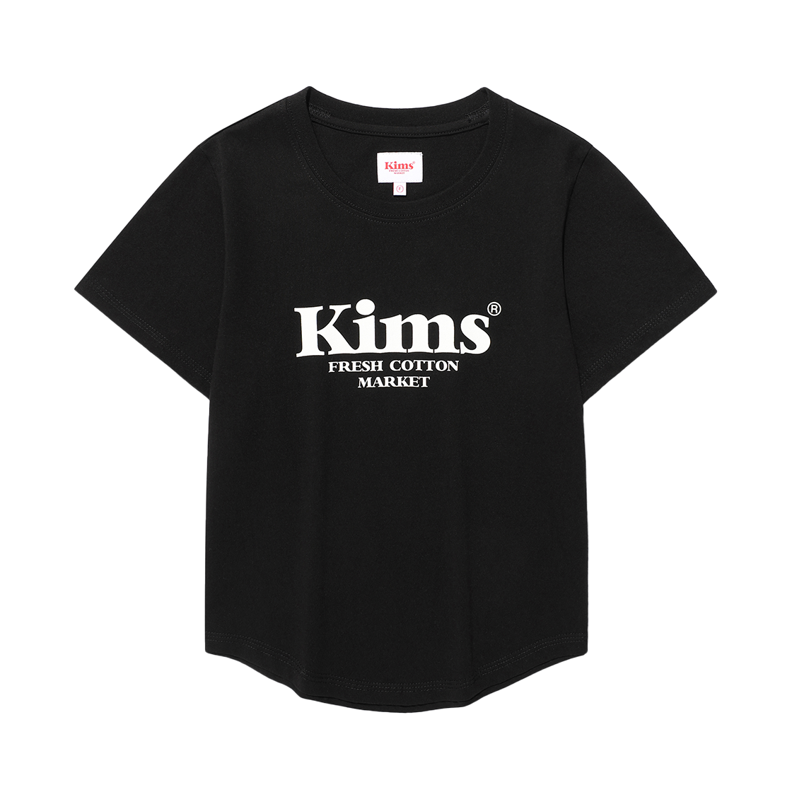 킴스프레시코튼마켓 (유니섹스) 킴스 밤 로고 티 블랙(Kims Fresh Cotton Market (Unisex) Kims Bam Logo Tee Black)