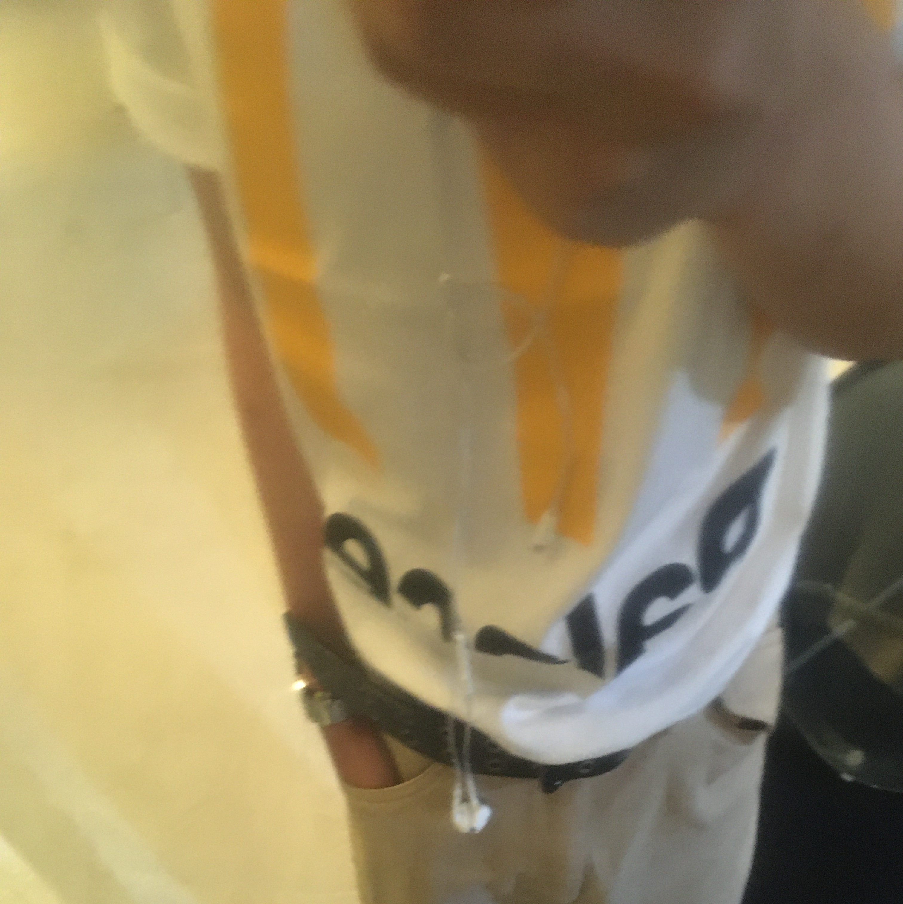 Palace x McDonald's Logo T-Shirt White - 23FW, Aoiro Hikari Snap M65 Pants Tan 착용 스타일 - 2