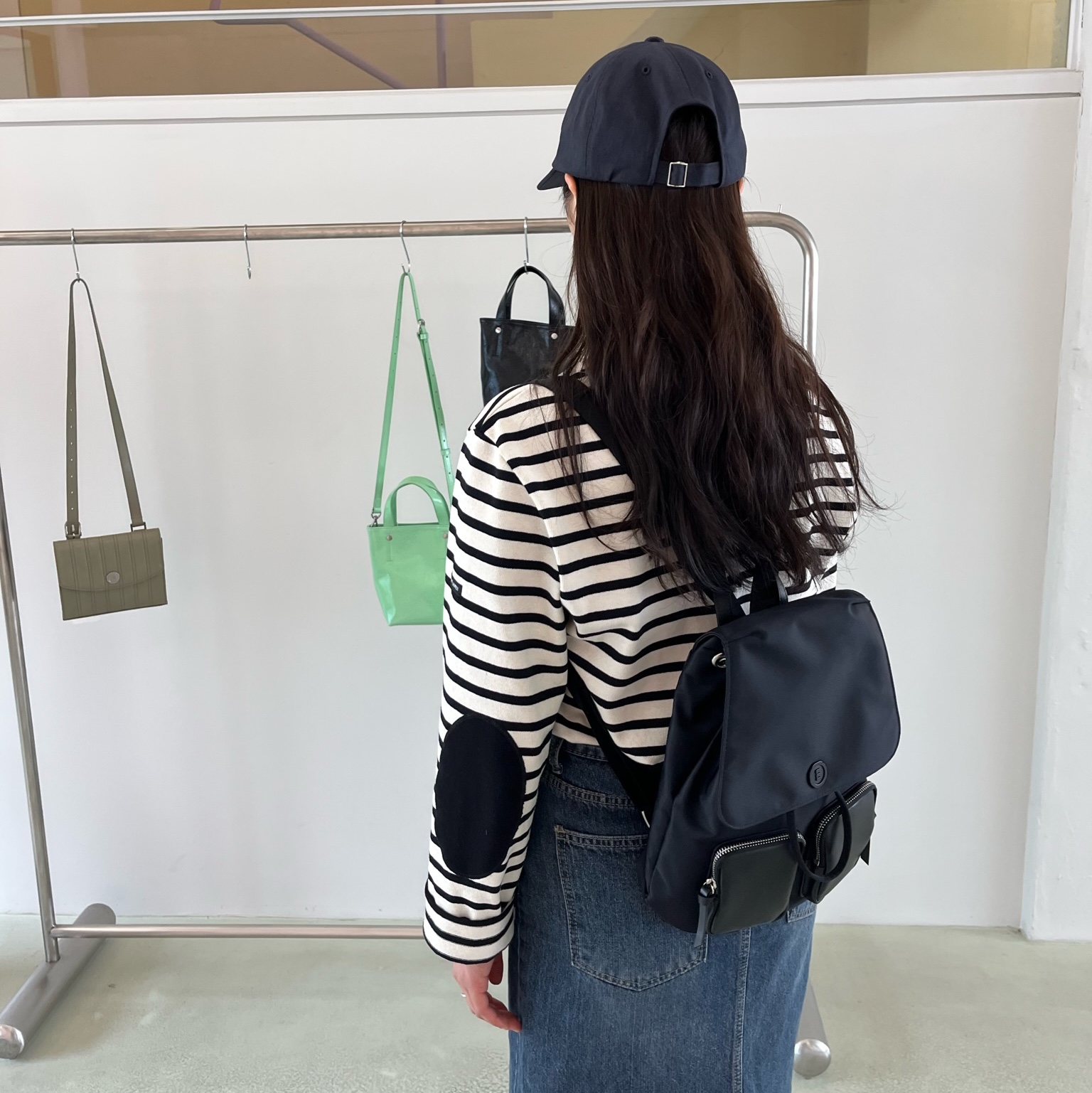 Saint James Meridien II Elbow Patch (0MM), Minitmute Clo Backpack Black 착용 스타일 - 1
