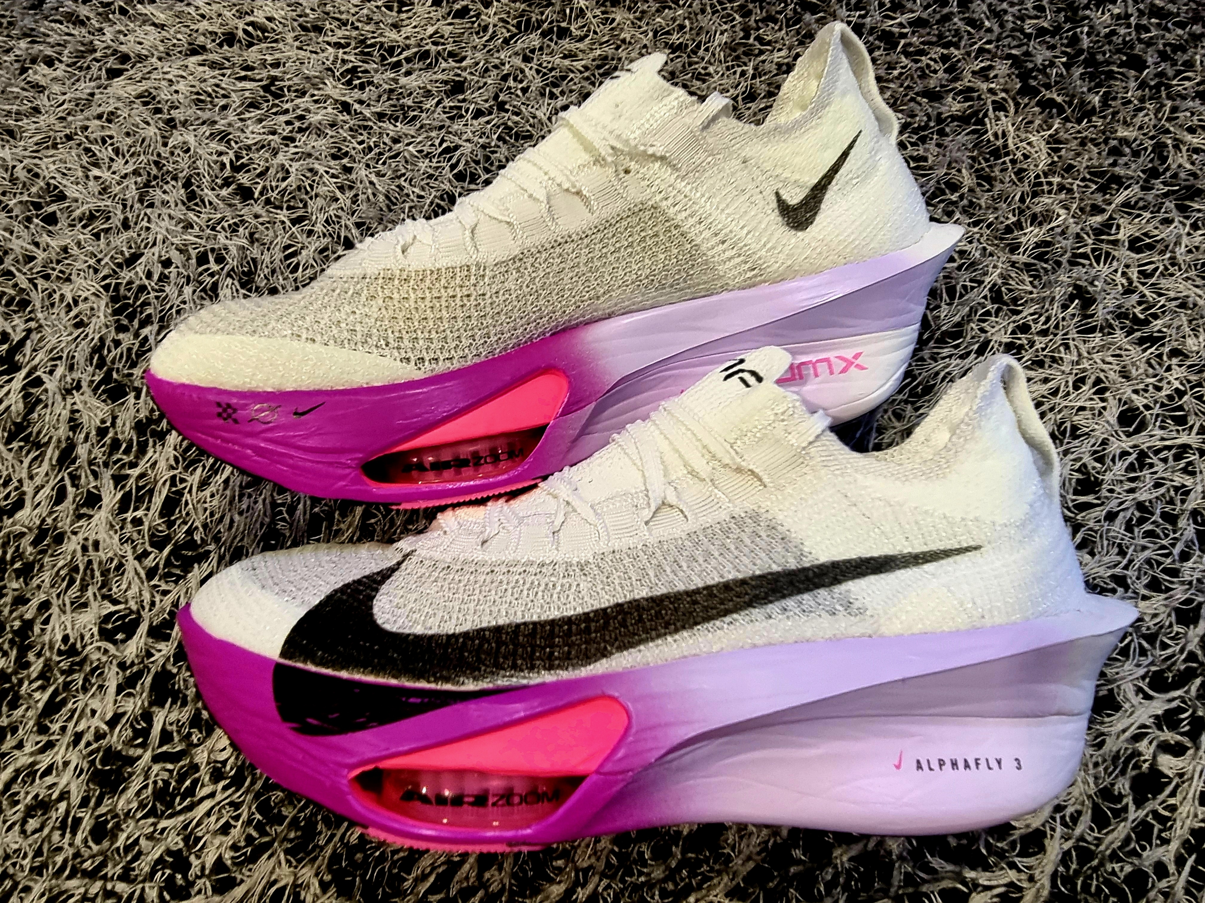 Nike Air Zoom Alphafly Next% 3 Hyper Pink 착용 스타일 - 3