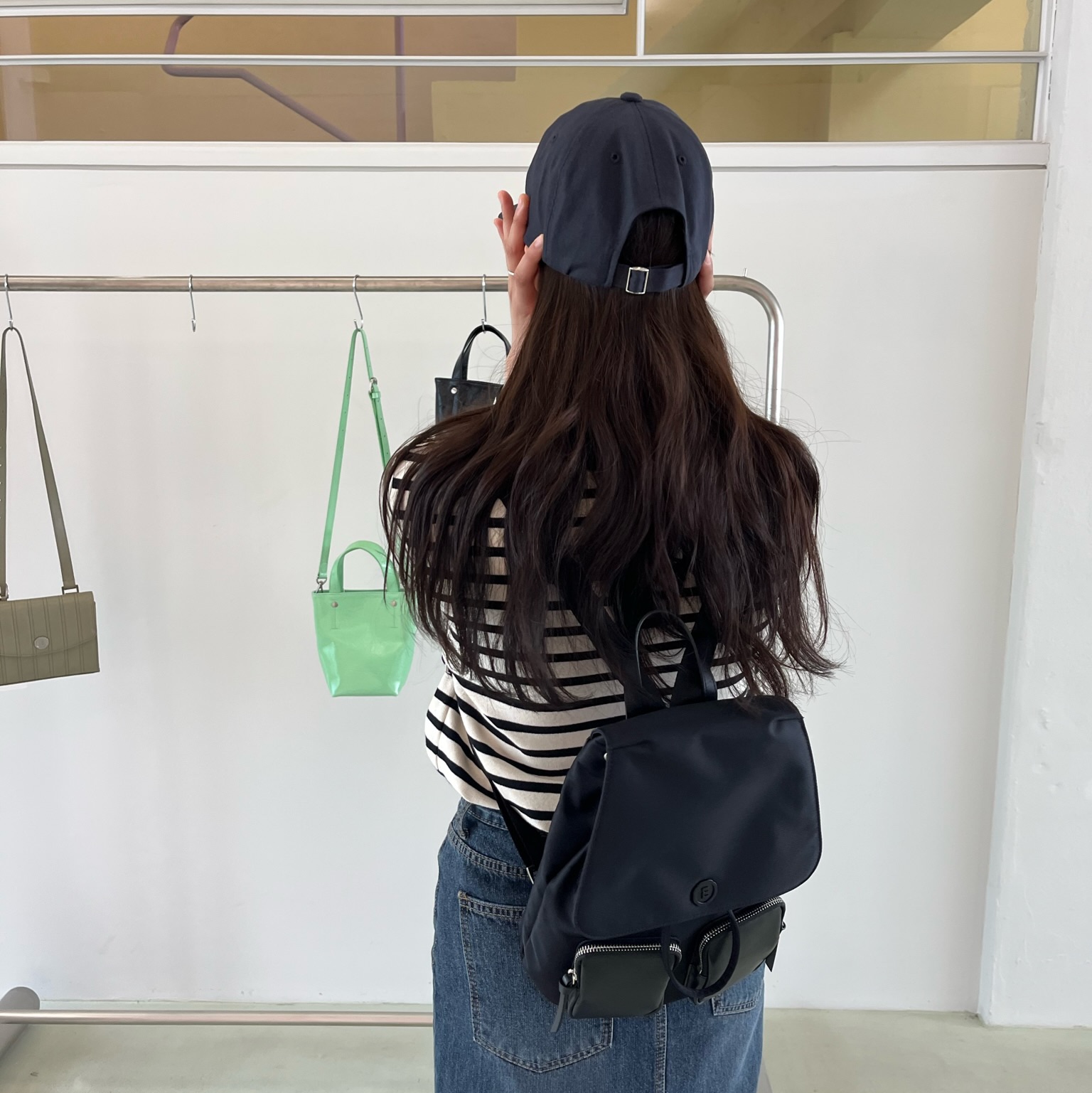 Saint James Meridien II Elbow Patch (0MM), Minitmute Clo Backpack Black 착용 스타일 - 2
