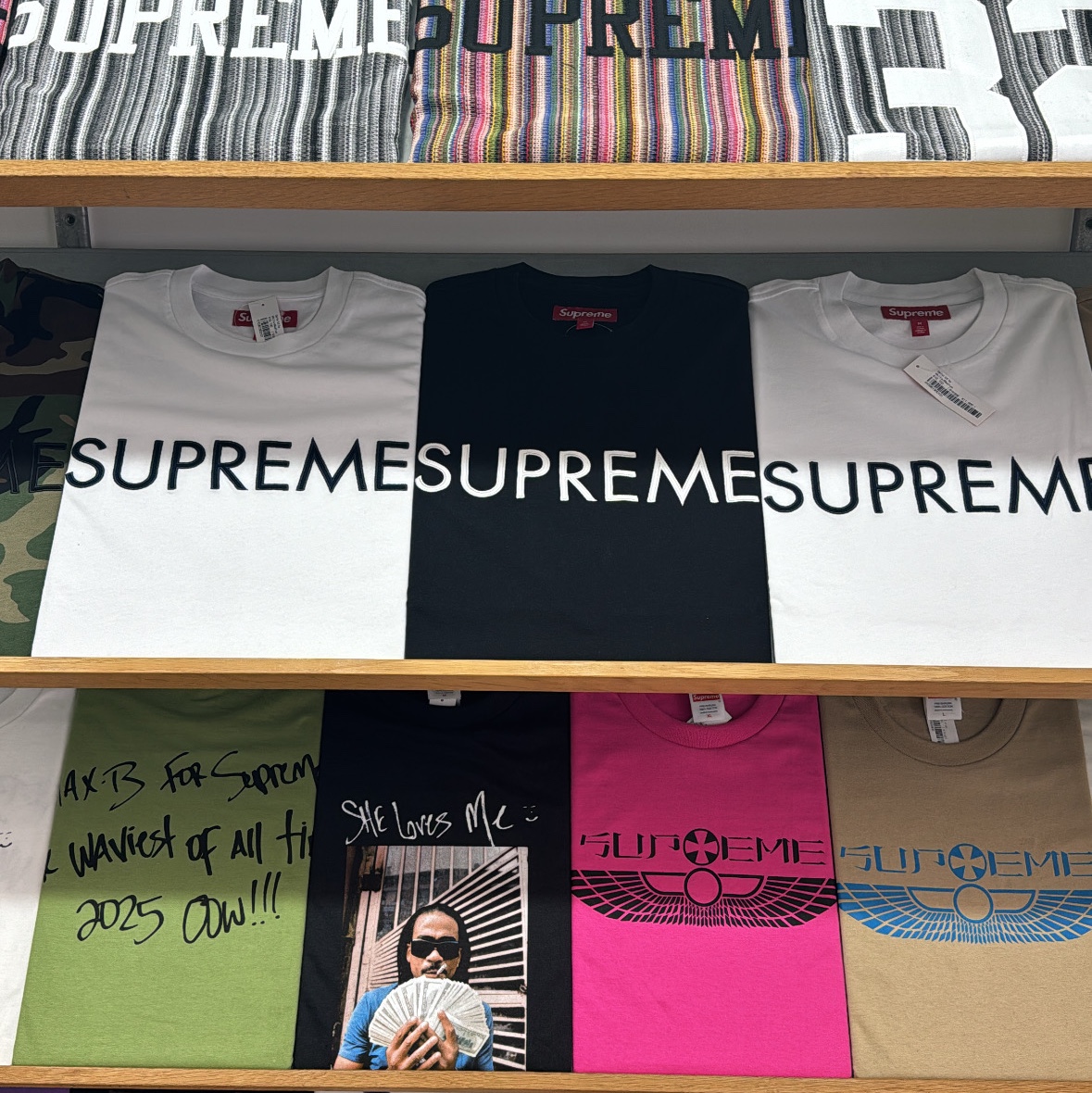 Supreme Small Box Zip Up Hooded Sweatshirt Bright Orange Camo - 25SS, Supreme Small Box Sweatshorts Bright Orange Camo - 25SS 착용 스타일 - 3