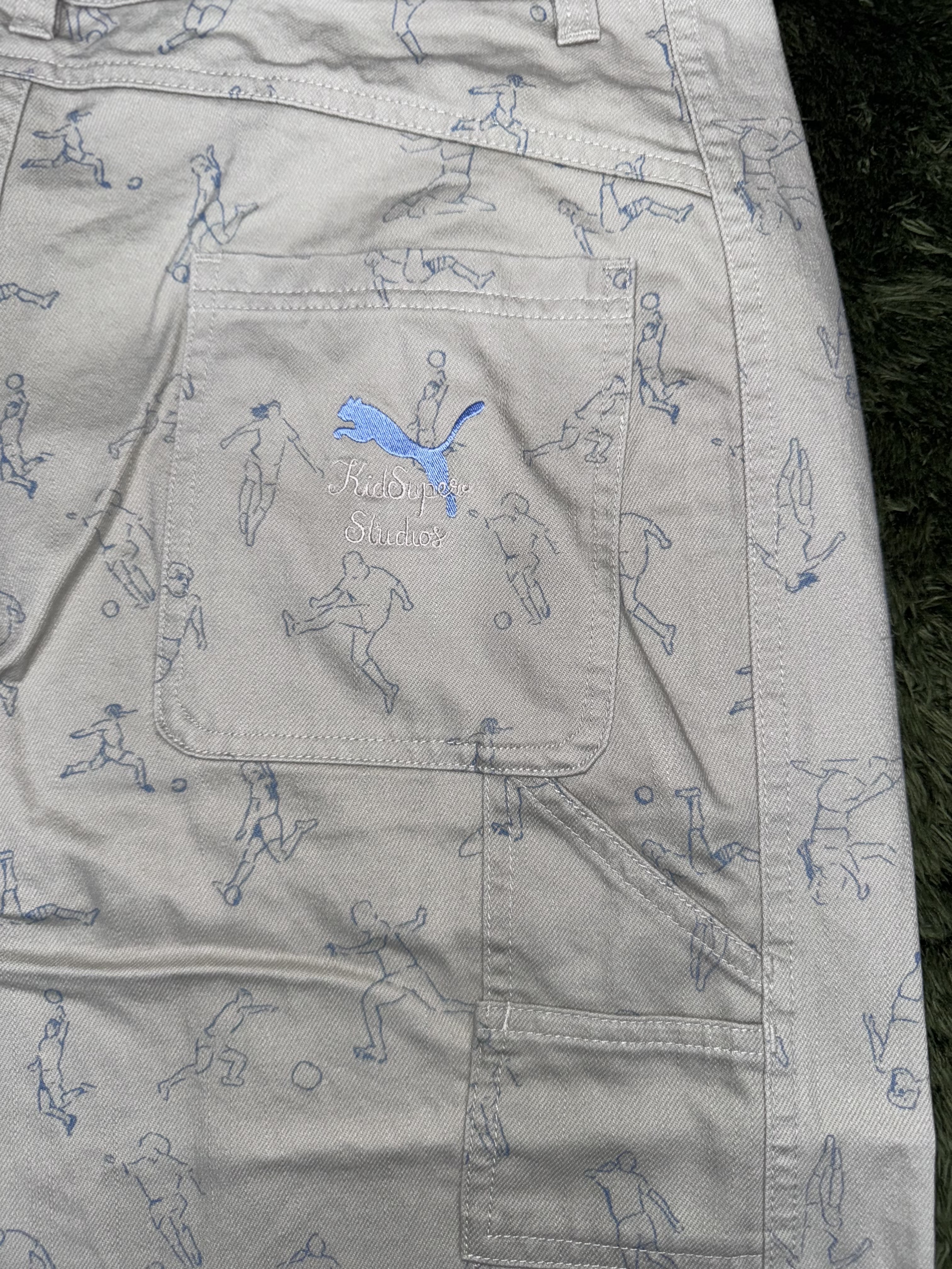 (W) Puma x KidSuper Pants Desert Dust 착용 스타일 - 8