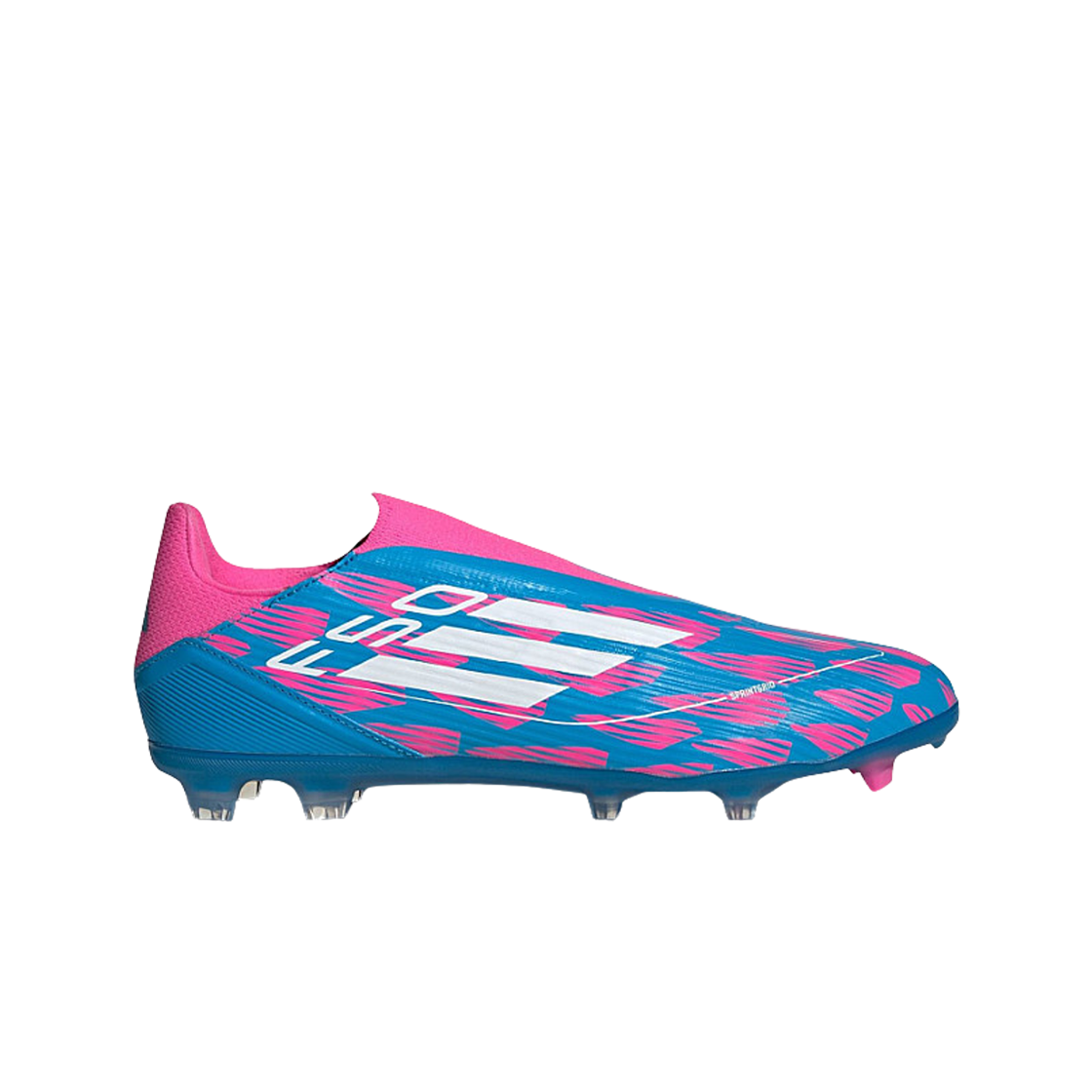 IH8051 Adidas F50 League Laceless Firm Multi Ground Solar Blue Cloud White