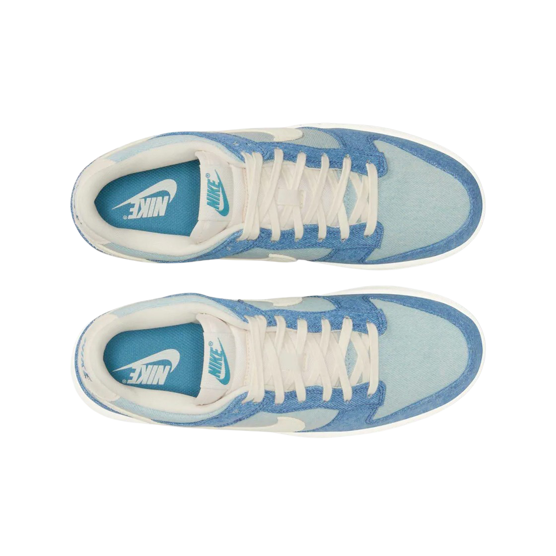 (W) 나이키 덩크 로우 스모키 블루 데님 터콰이즈((W) Nike Dunk Low Smokey Blue Denim Turquoise) - 2