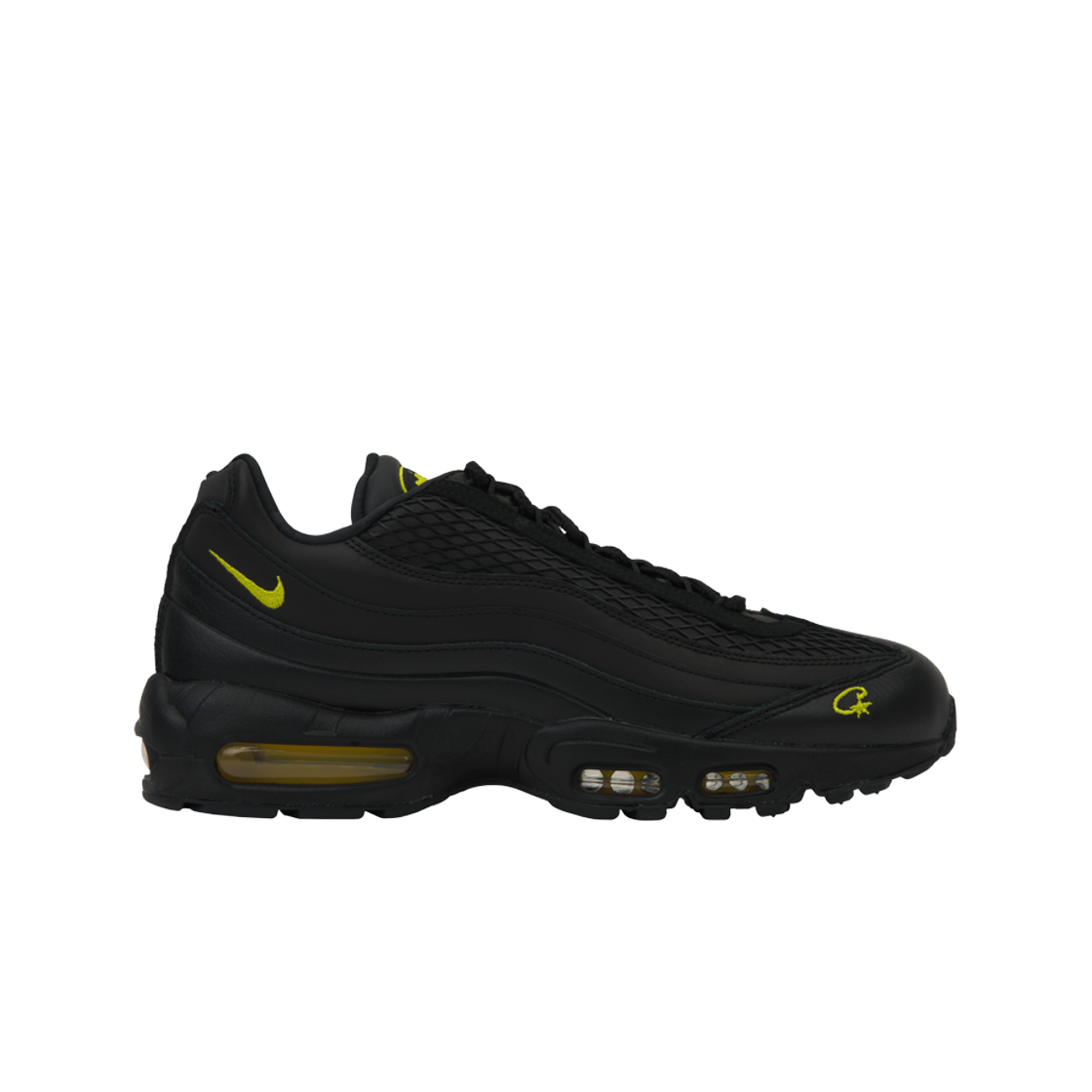 나이키 x 코르테이즈 에어맥스 95 블랙 앤 투어 옐로우(Nike x Corteiz Air Max 95 Black and Tour Yellow)