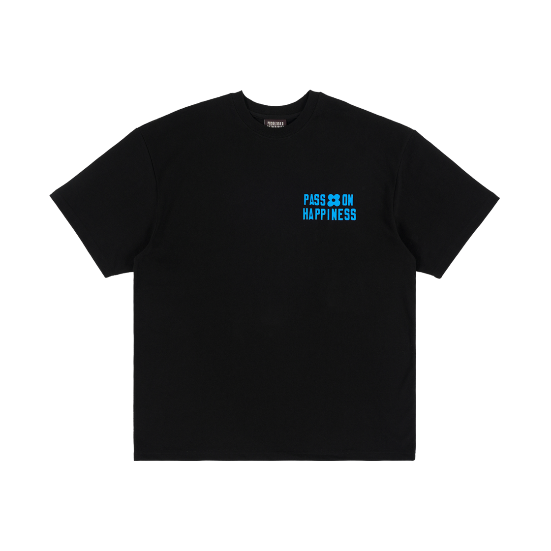 퍼츠 해피니스 티셔츠 블랙(POTS Happiness T-Shirt Black)