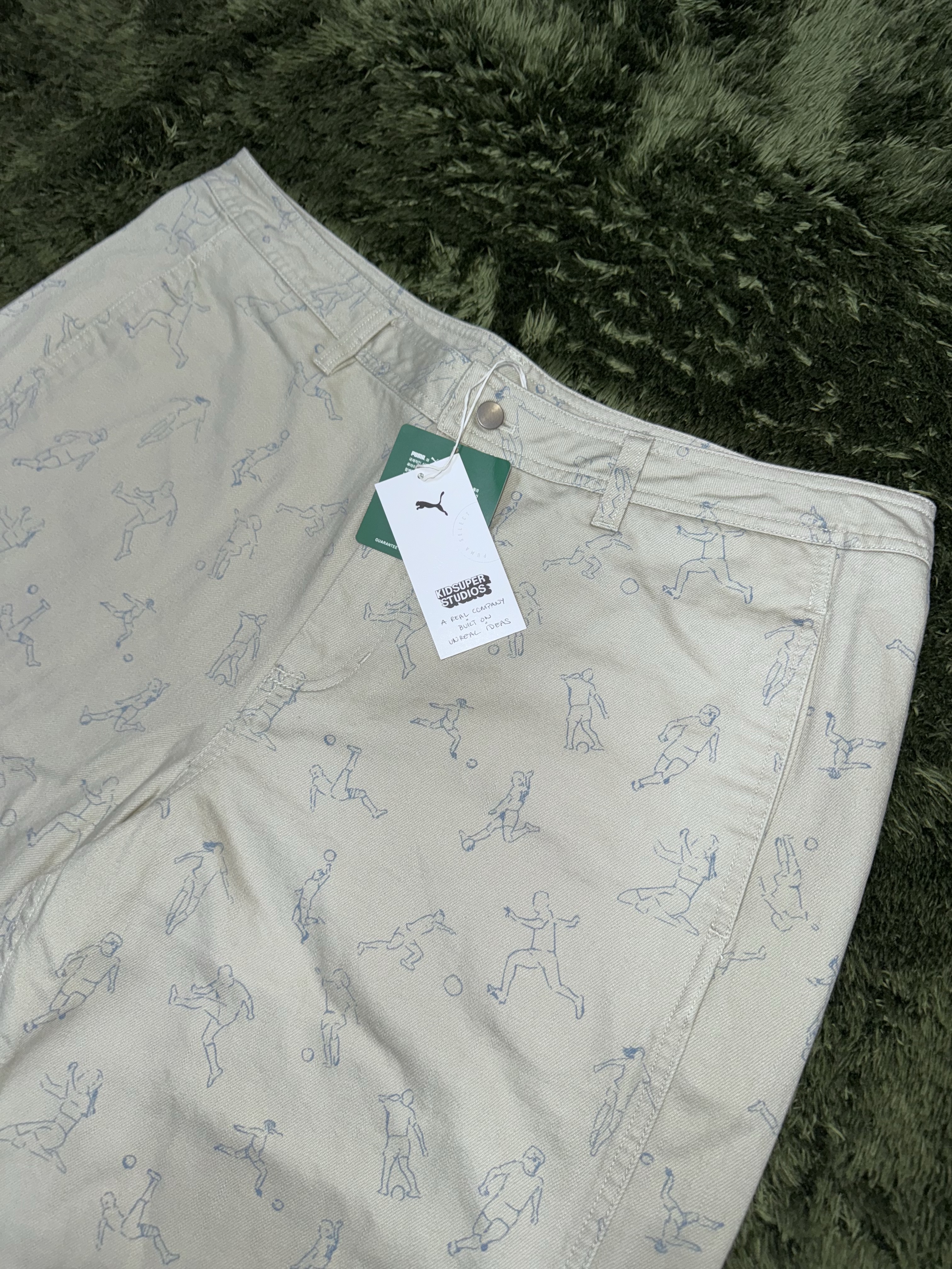 (W) Puma x KidSuper Pants Desert Dust 착용 스타일 - 2