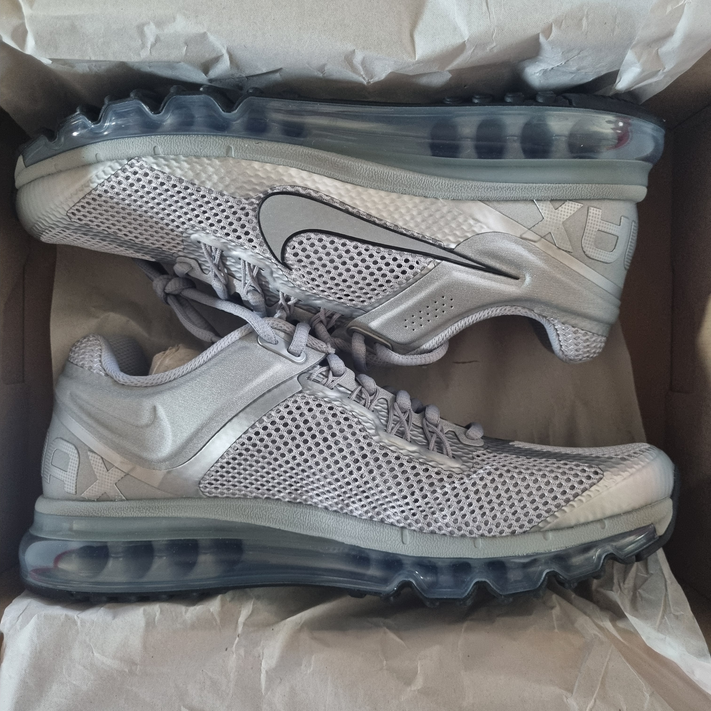 Nike Air Max 2013 Metallic Silver Flat Silver 착용 스타일