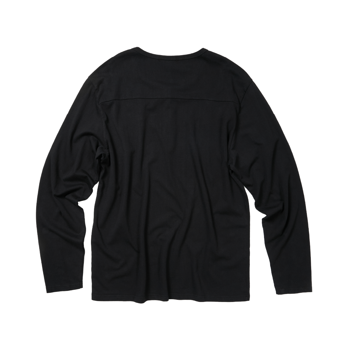 이티씨이 스냅 슬리브 헨리넥 티 블랙(ETCE Snap Sleeve Henley Neck Tee Black) - 2