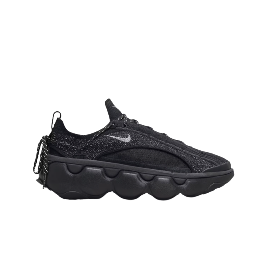 FD2149-004 (W) Nike Flyknit Bloom Black Metallic Silver
