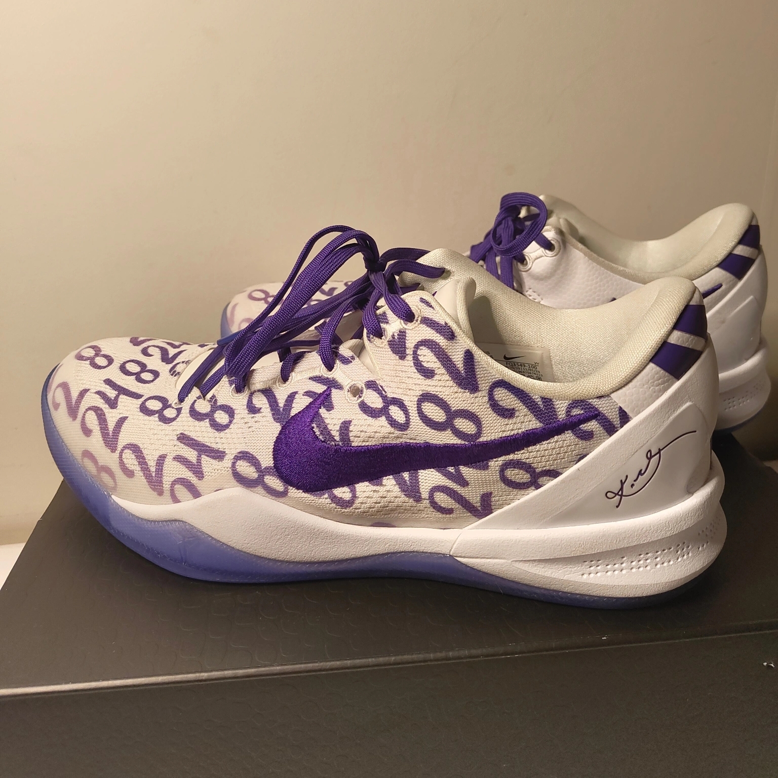 Nike Kobe 8 Protro Court Purple 착용 스타일