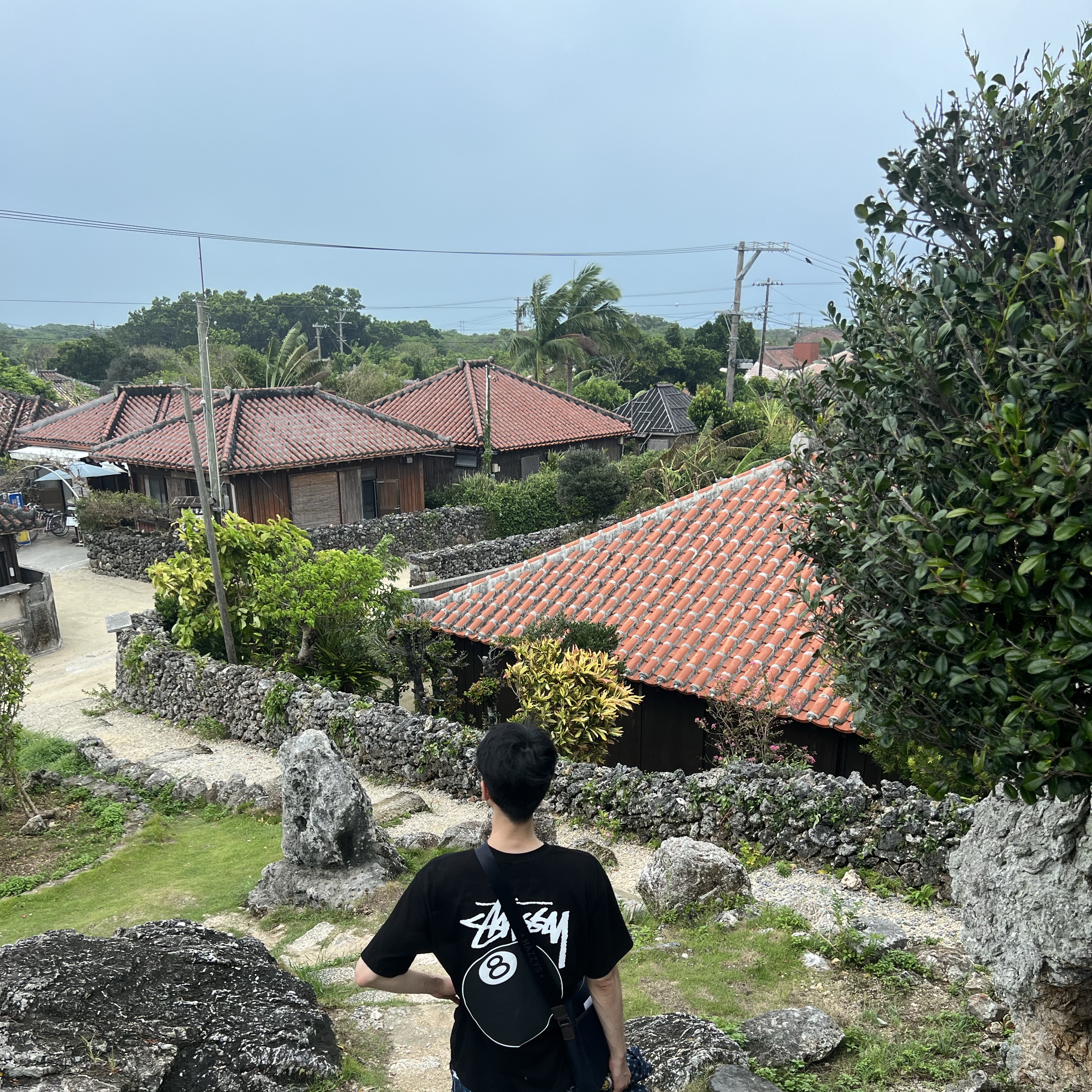 Stussy 8 Ball T-Shirt Black - 22SS 착용 스타일