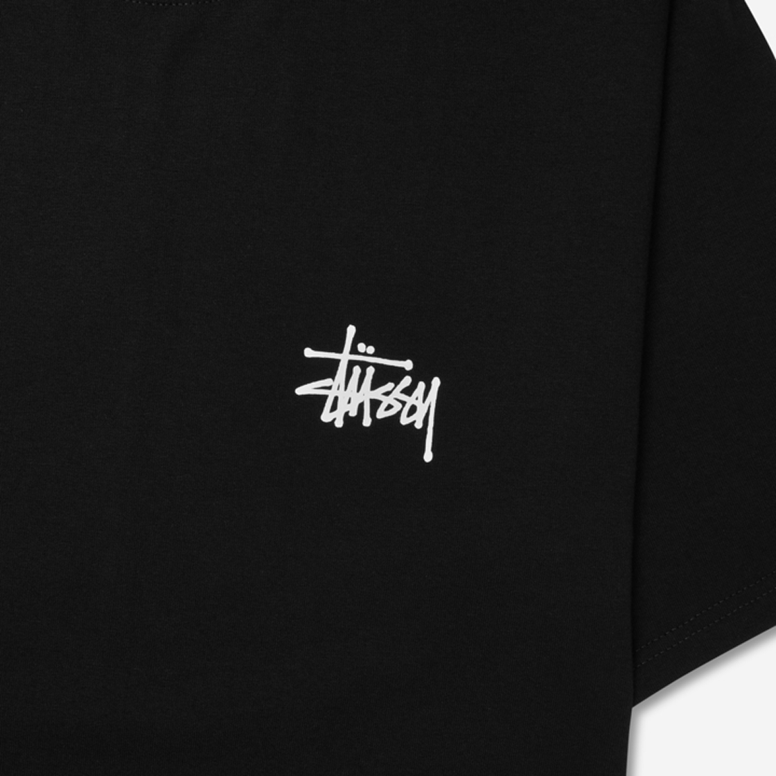 스투시 베이직 스투시 티셔츠 블랙 (2개 번들)(Stussy Basic Stussy T-Shirt Black (Bundle of 2)) - 5