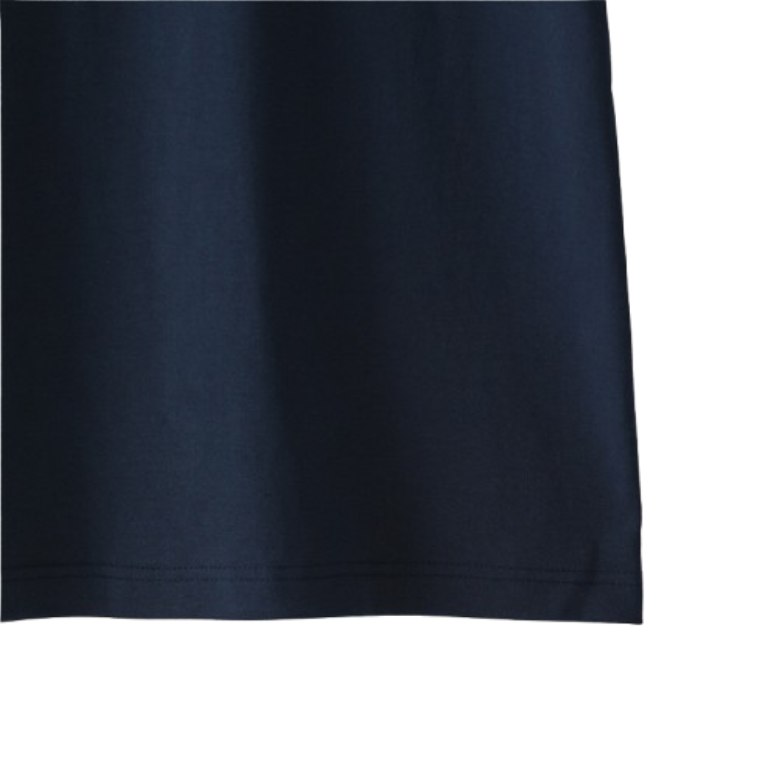 블루 선플라워 풀꽃 레터링 프린티드 링거 티셔츠 네이비(Blue Sunflower Lettering Printed Ringer T-Shirt Navy) - 5