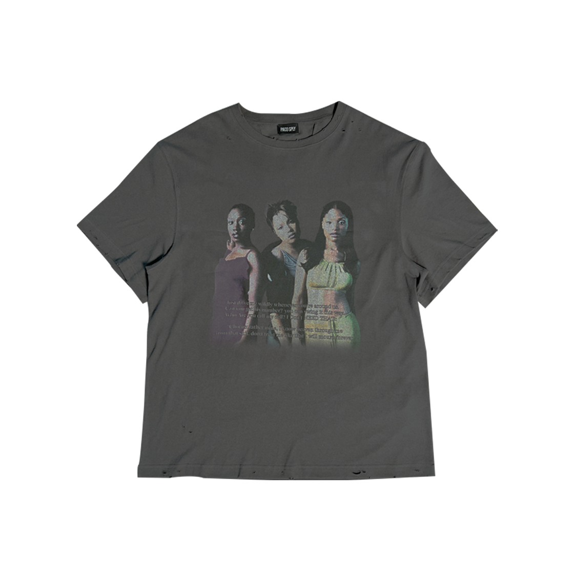 PA0323 PACOSPLY No Doubt T-Shirt Charcoal