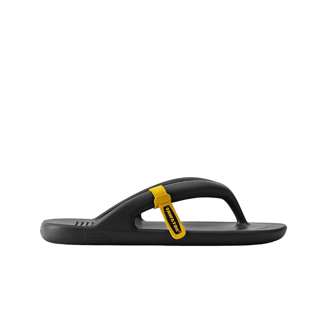 토앤토 플립 플랍 제로비티 플랫 블랙(Taw&Toe Flip Flop Zerovity Flat Black)