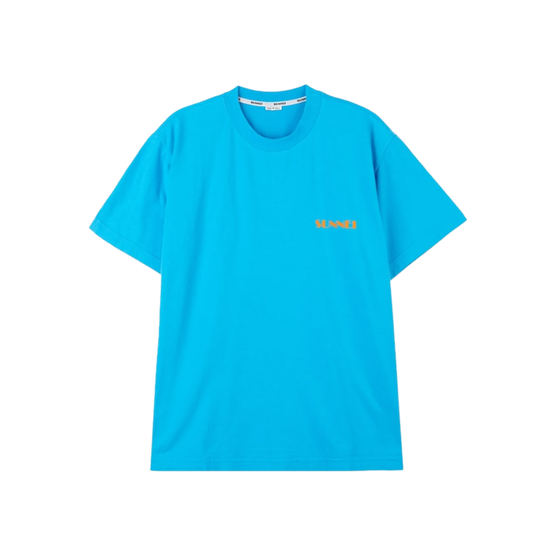 SN2PXH01AP-JE130-440 Sunnei Mini Logo Classic T-Shirt Blue