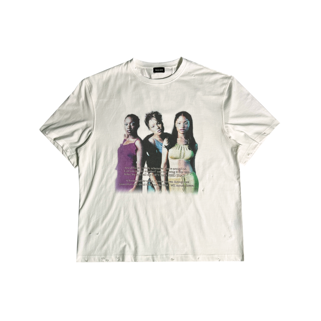 파코서플라이 노 다웃 티셔츠 아이보리(PACOSPLY No Doubt T-Shirts Ivory)