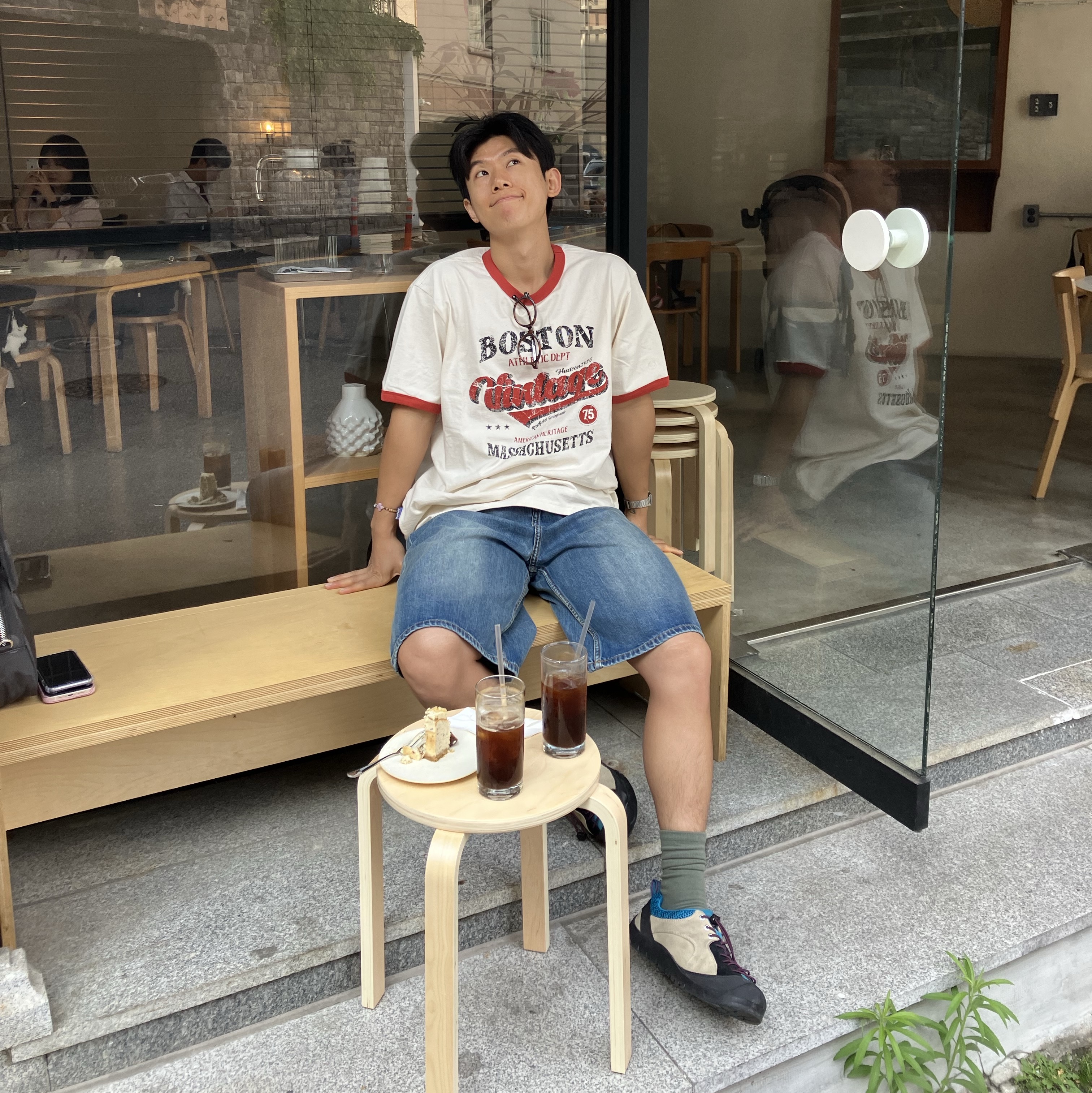 Keen Jasper Rocks SP Sneakers Beige 착용 스타일 - 1