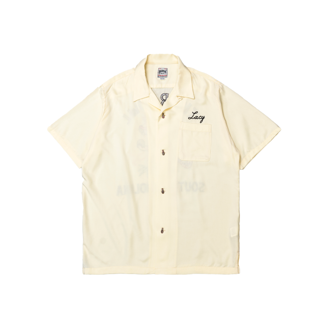 41224CM Houston Japan Bowling Shirt Tiger Bowl Cream 41224 - 대표 이미지 #1